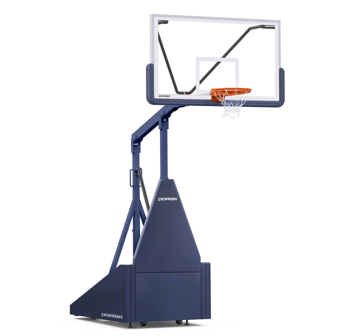 Porter Athletic 735 Competition Portable Backstop Navy Blue, Navy Blue, No Graphics