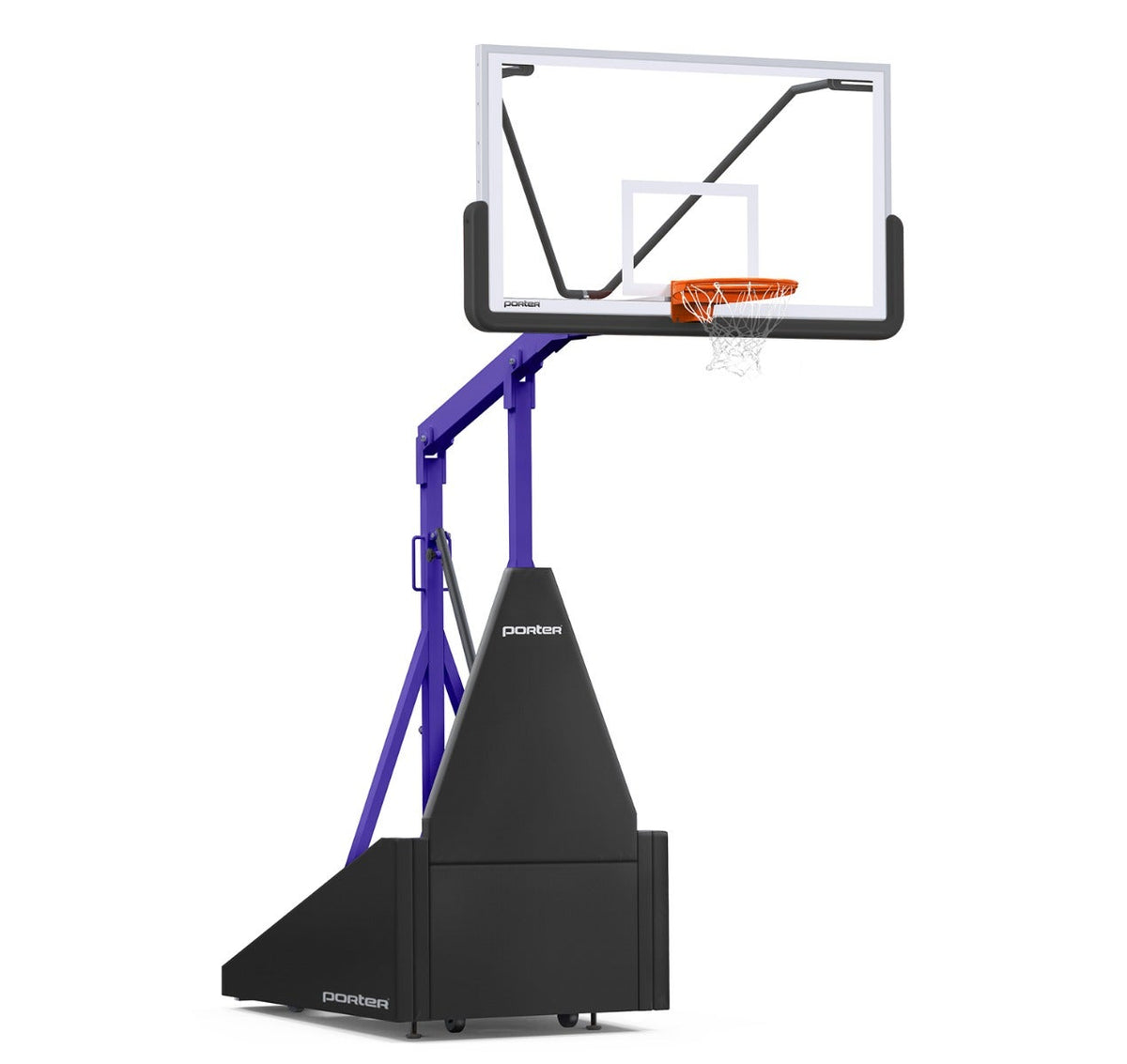 Porter Athletic 735 Competition Portable Backstop Black, Purple, No Graphics