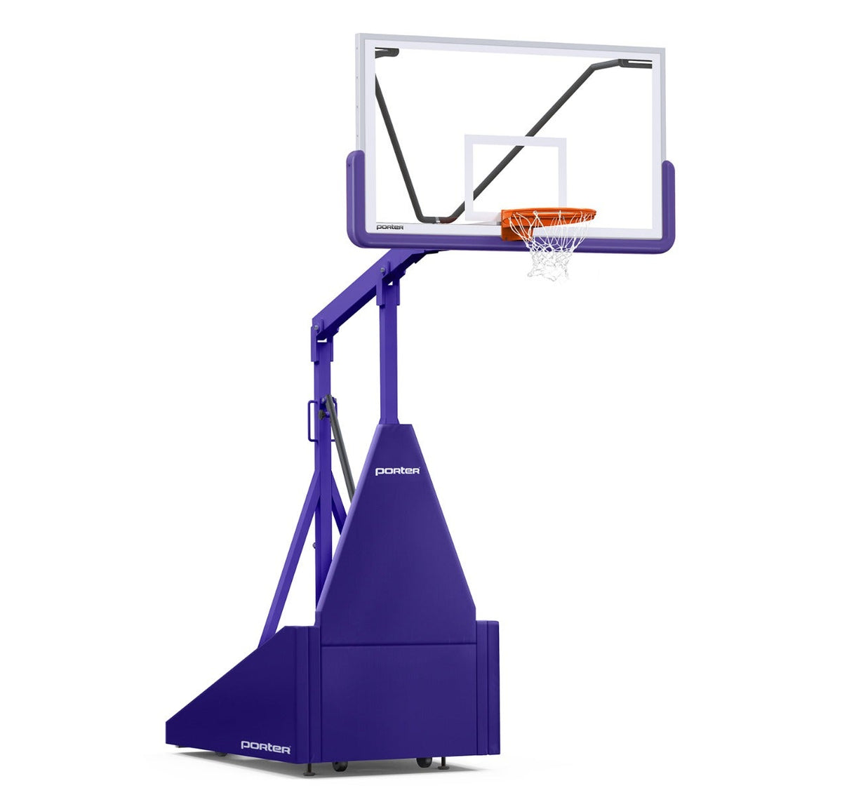 Porter Athletic 735 Competition Portable Backstop Purple, Purple, No Graphics