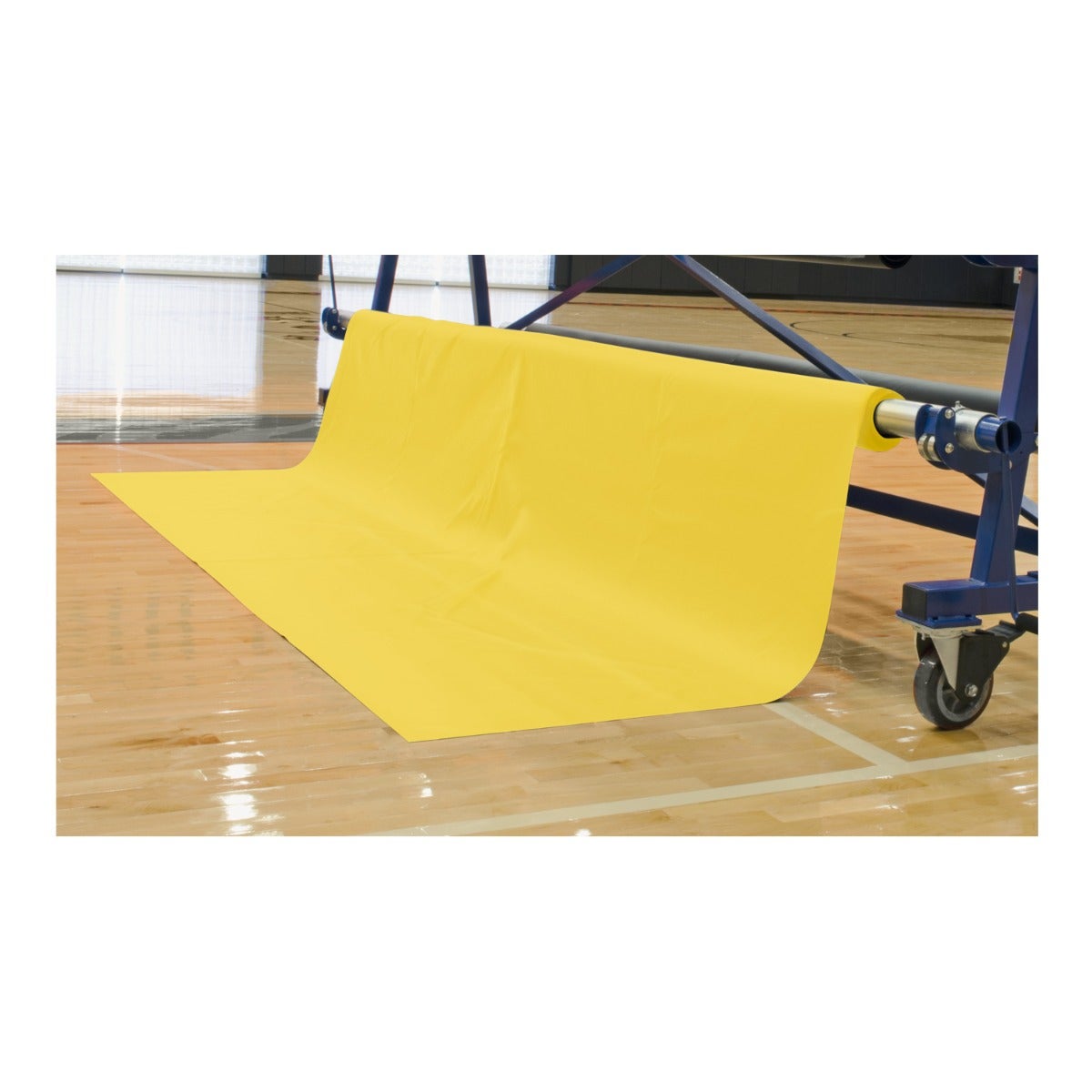 Porter Athletic Vinyl Floor Covering Yellow Gold