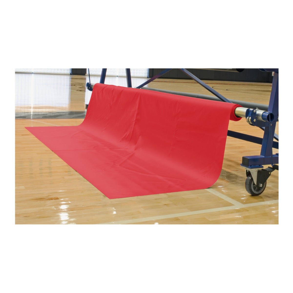 Porter Athletic Vinyl Floor Covering Red