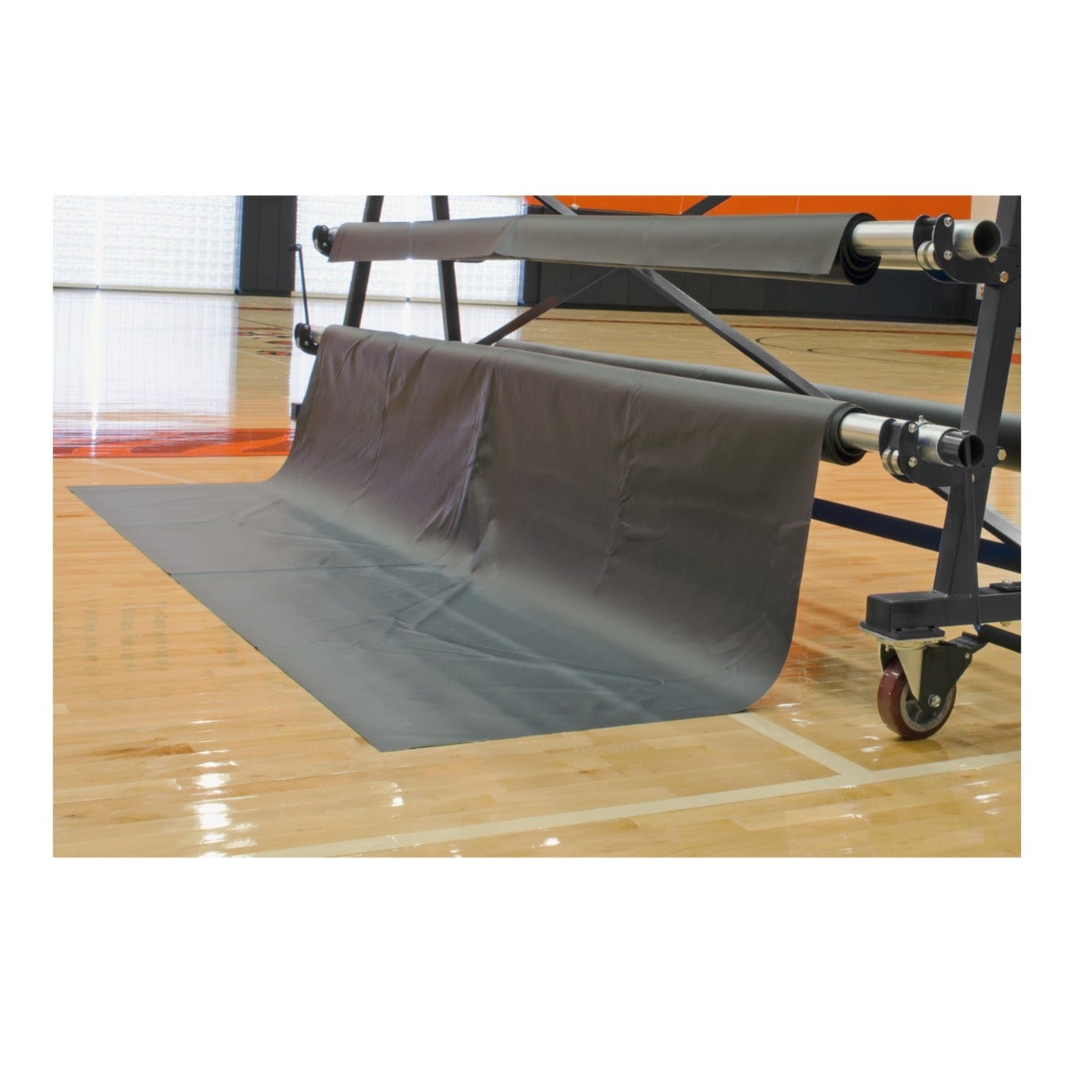 Porter Athletic Vinyl Floor Covering Maroon