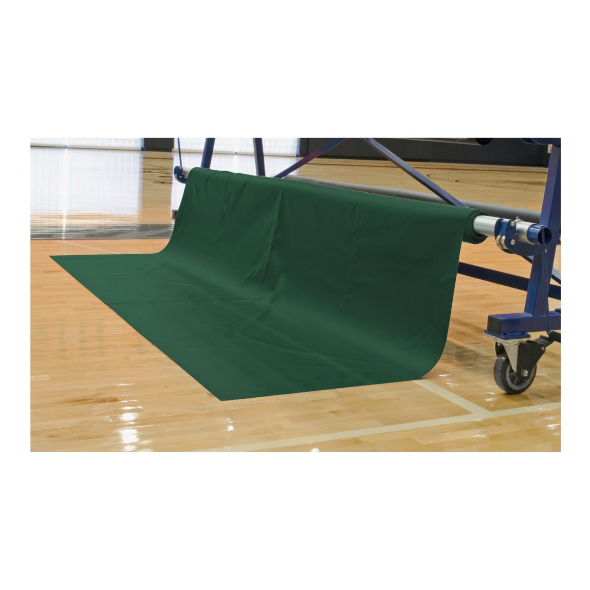 Porter Athletic Vinyl Floor Covering Dark Green