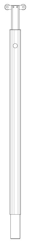 Porter Athletic Powr Line Vb Telescoping Center Standard Product image 3