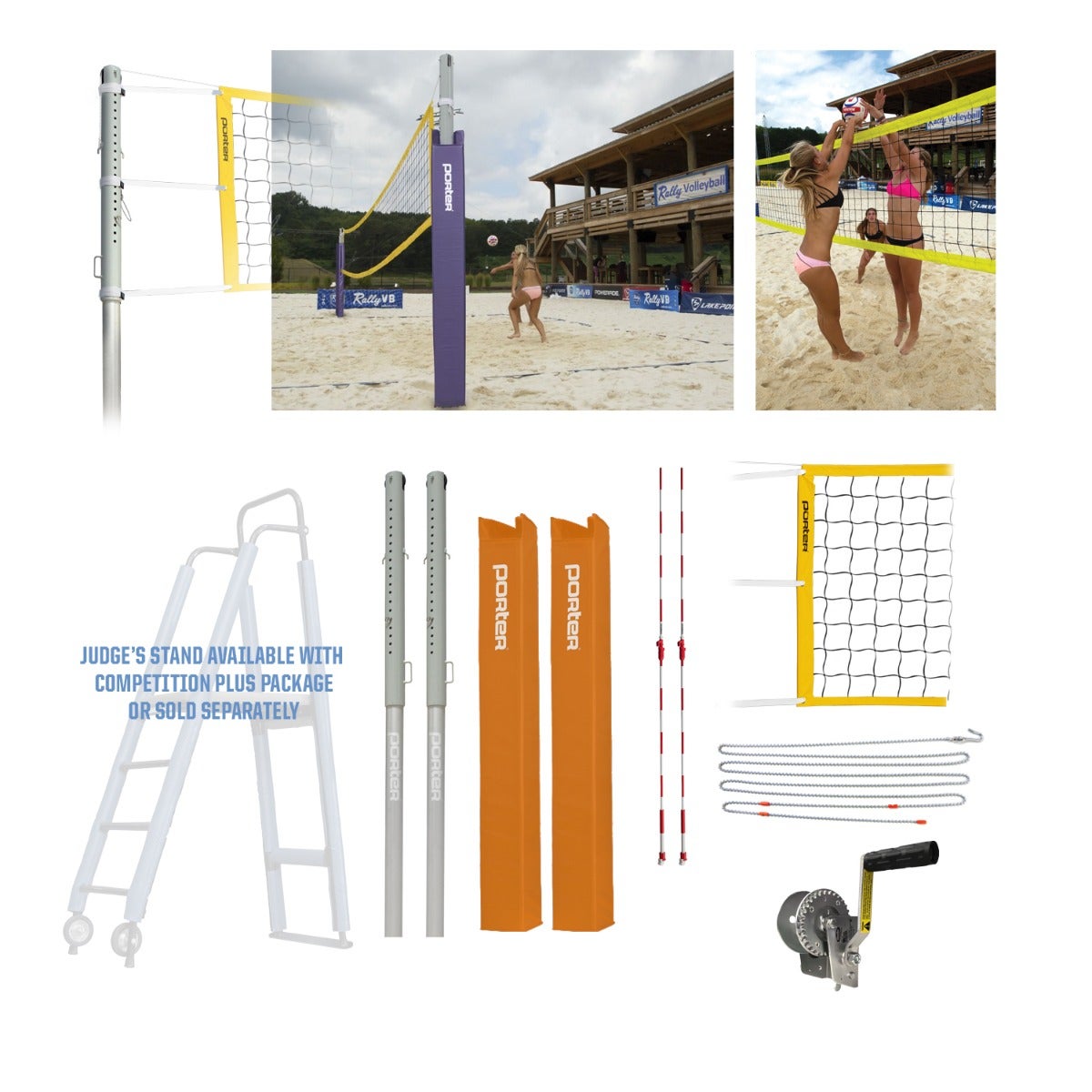 Porter Athletic Powr Sand Vb Competition Package Orange, Graphics