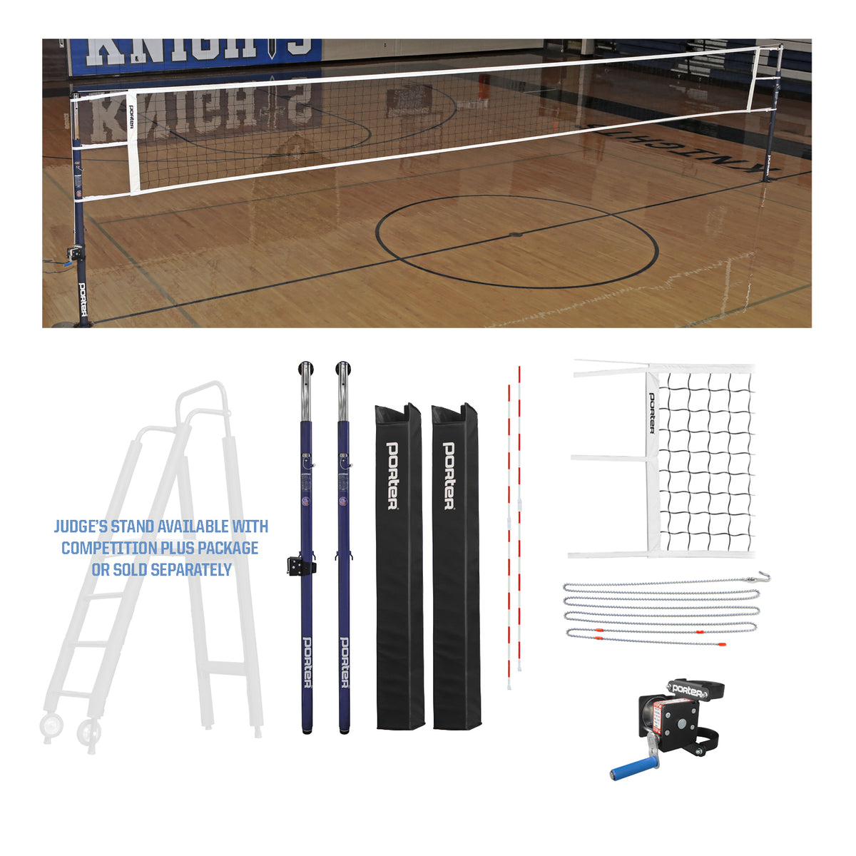 Porter Athletic Powr Steel Vb Competition Package Black, Graphics