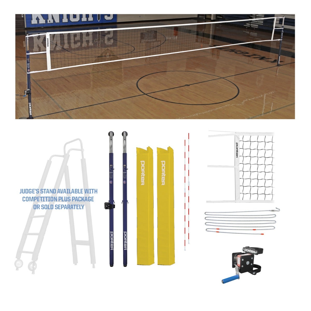 Porter Athletic Powr Steel Vb Competition Package Orange, Graphics
