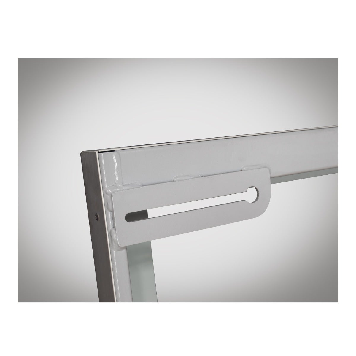Porter Athletic Pro Strut Glass Backboard Keyhole slots in all four corners