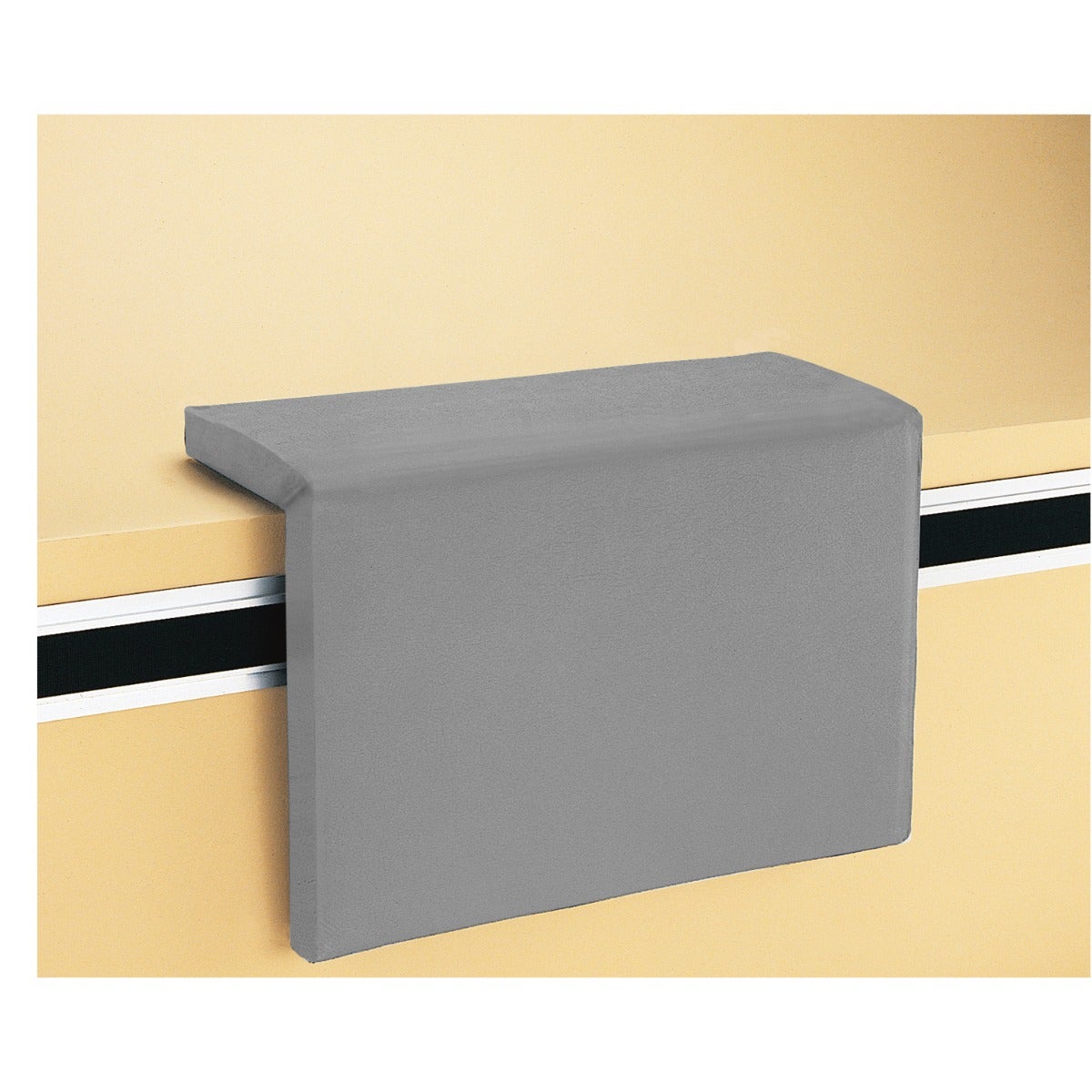Porter Athletic Stage Pad Rigid Backed SuperSafe Pad, Gray, No Graphics