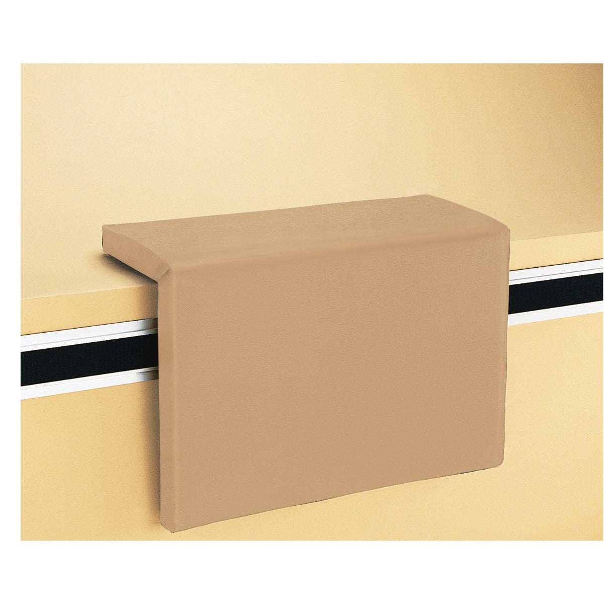 Porter Athletic Stage Pad Rigid Backed DuraSafe Pad, Tan, No Graphics