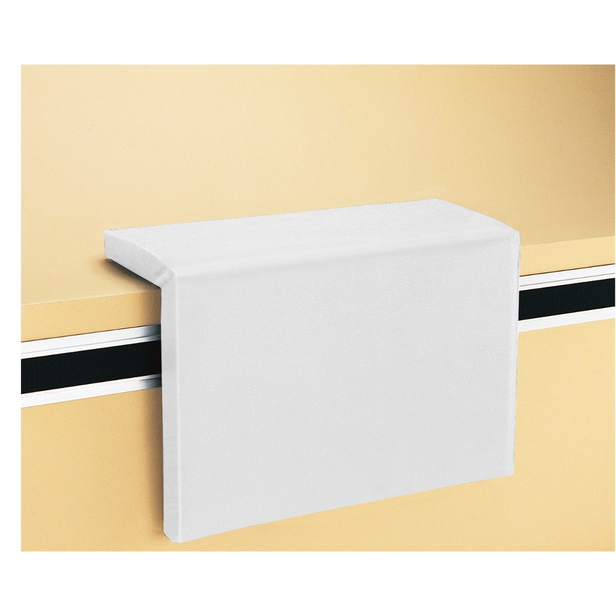 Porter Athletic Stage Pad Rigid Backed DuraSafe Pad, White, No Graphics