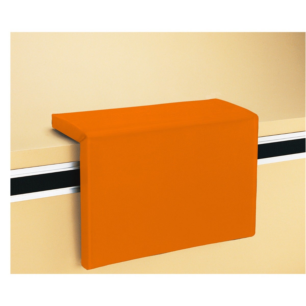 Porter Athletic Stage Pad Rigid Backed SuperSafe Pad, Orange, No Graphics