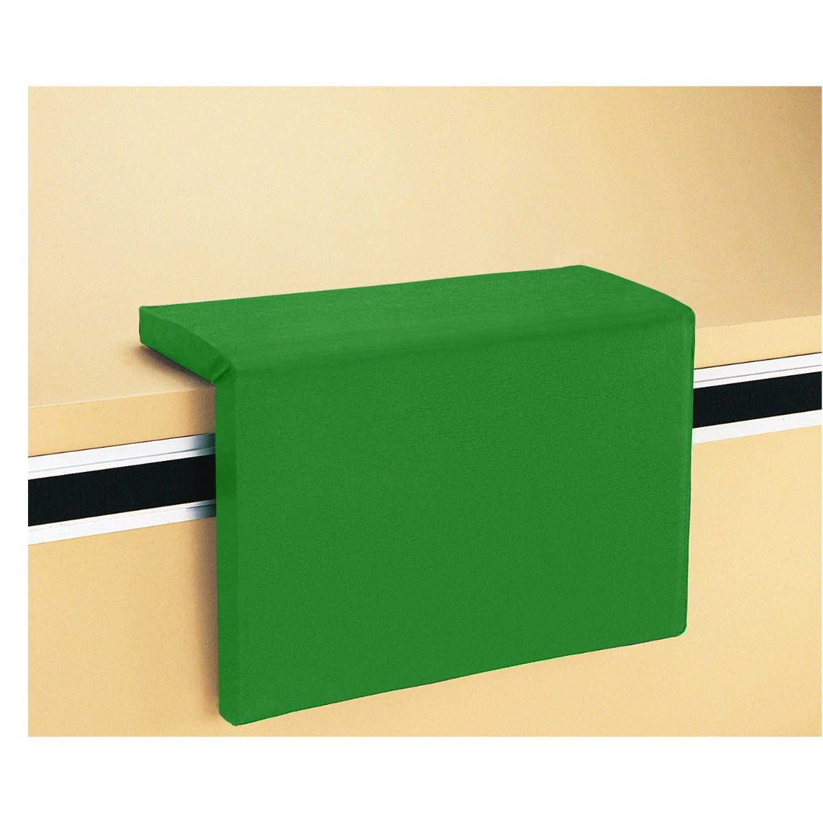 Porter Athletic Stage Pad Rigid Backed FireSafe Pad, Kelly Green, No Graphics