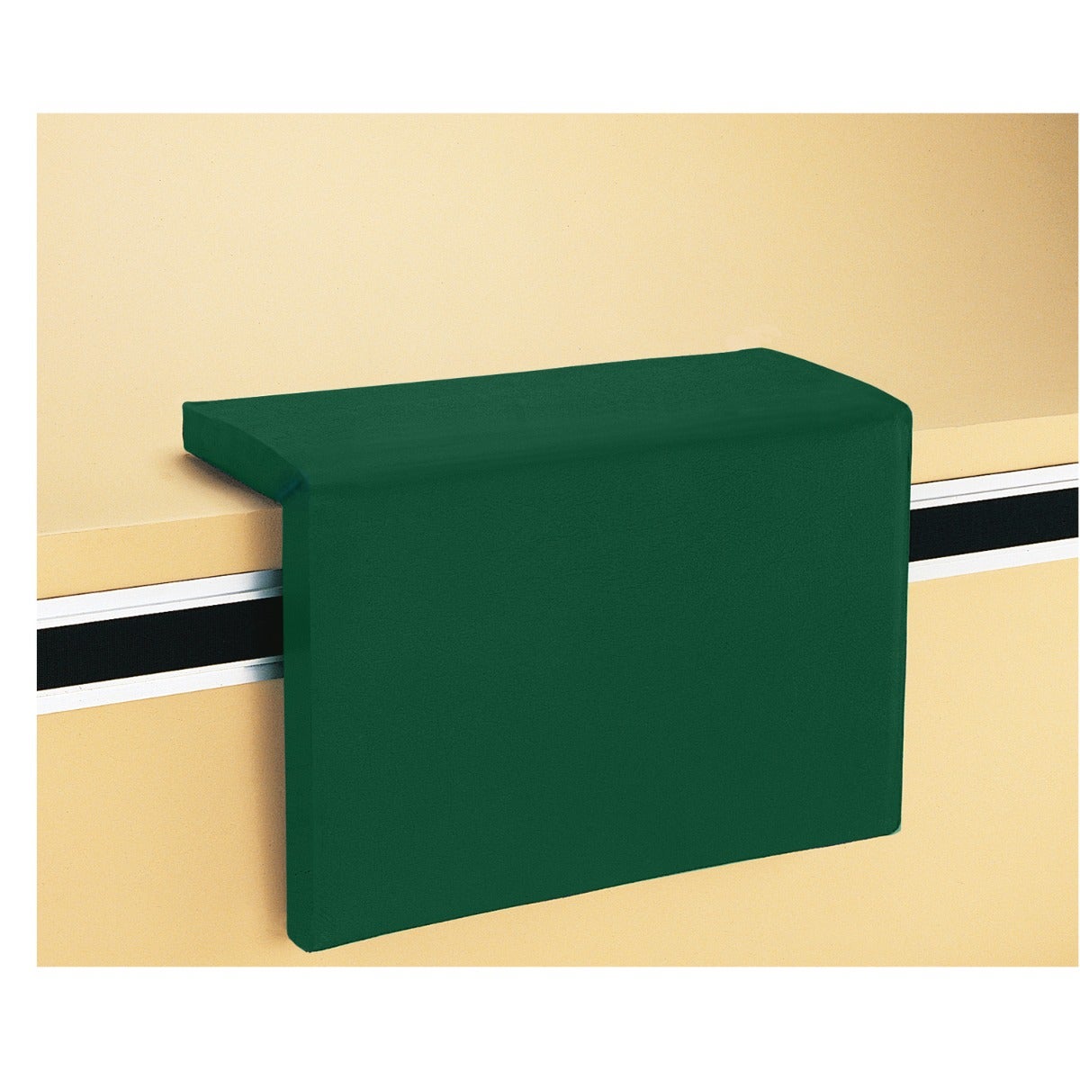 Porter Athletic Stage Pad Rigid Backed DuraSafe Pad, Dark Green, No Graphics