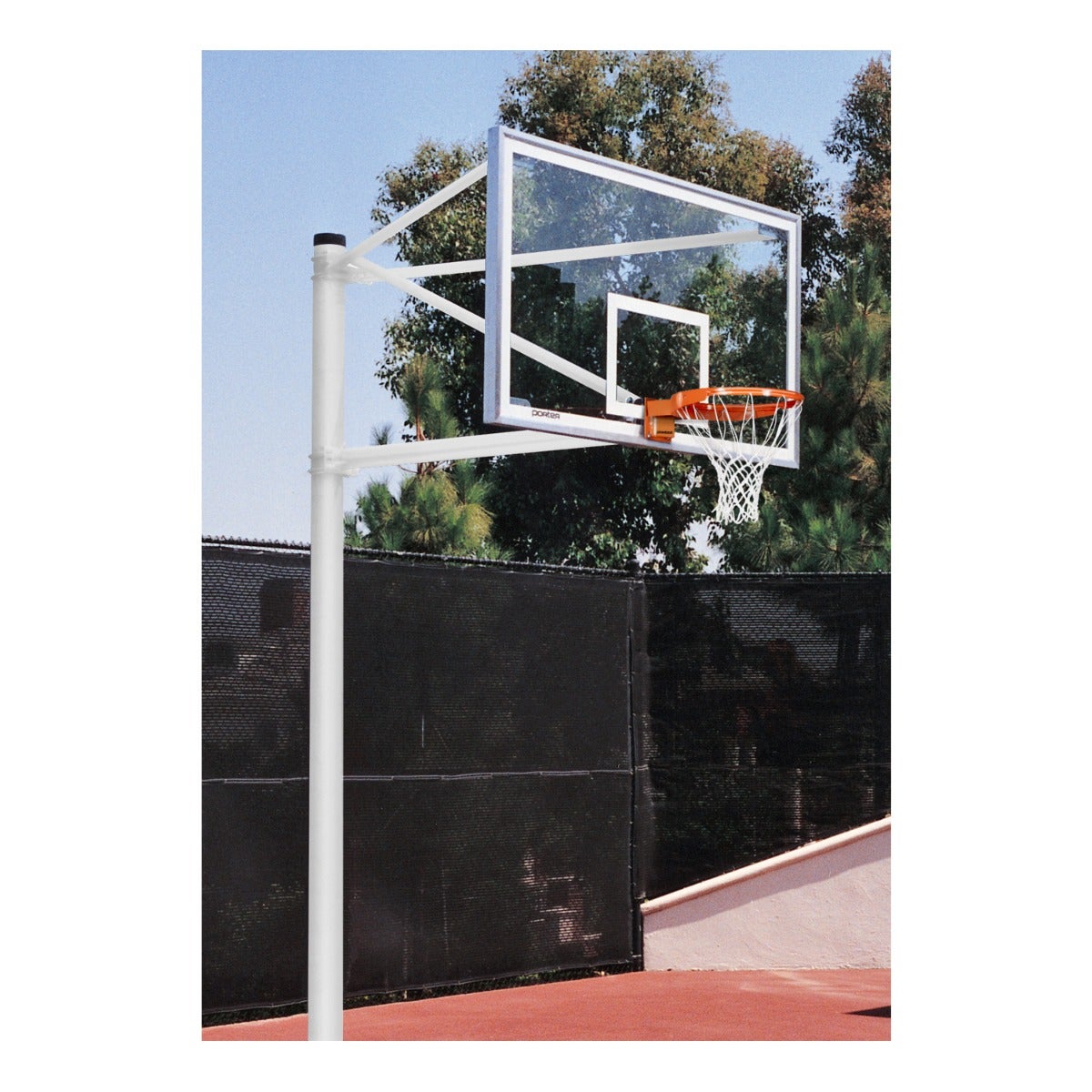 Porter Athletic Ultimate Outdoor Basketball System White