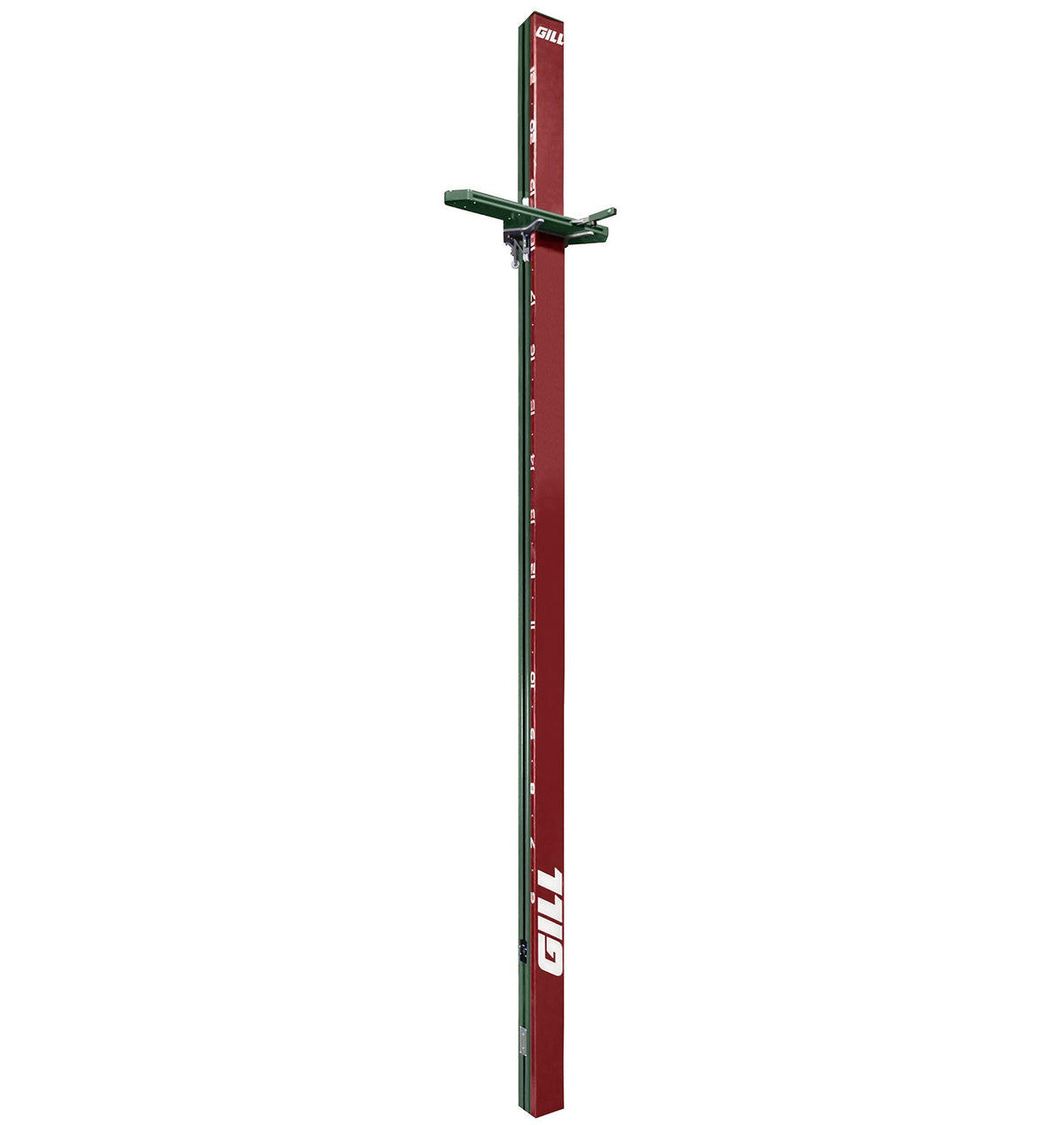 Gill Athletics AGX M4 Pole Vault Standards Maroon, Dark Green