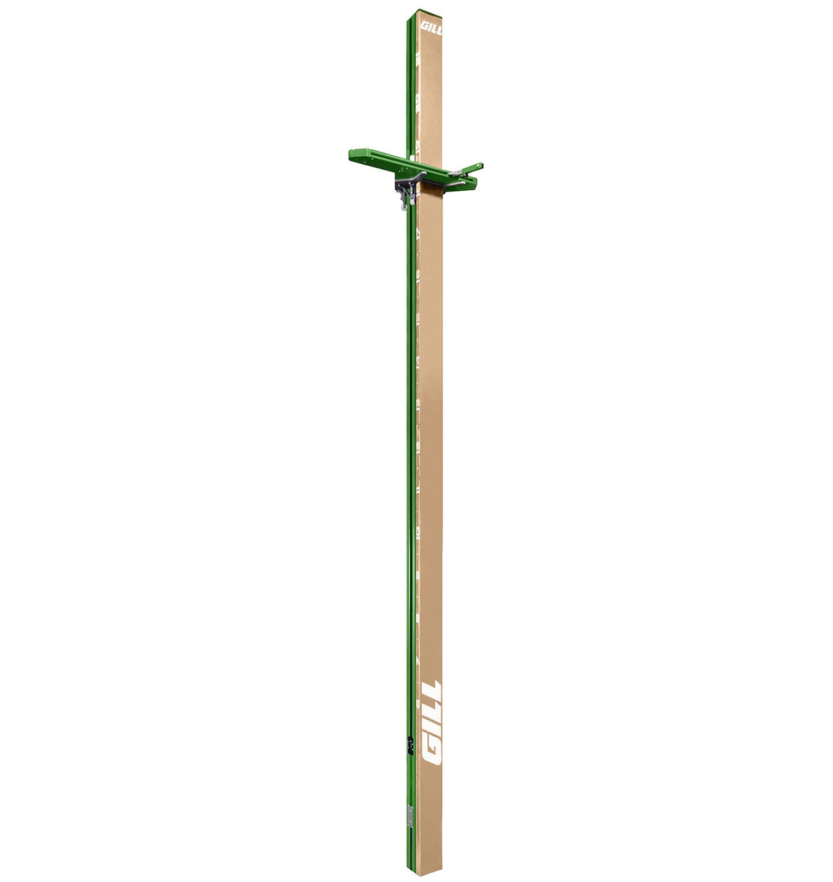 Gill Athletics AGX M4 Pole Vault Standards Tan, Kelly Green