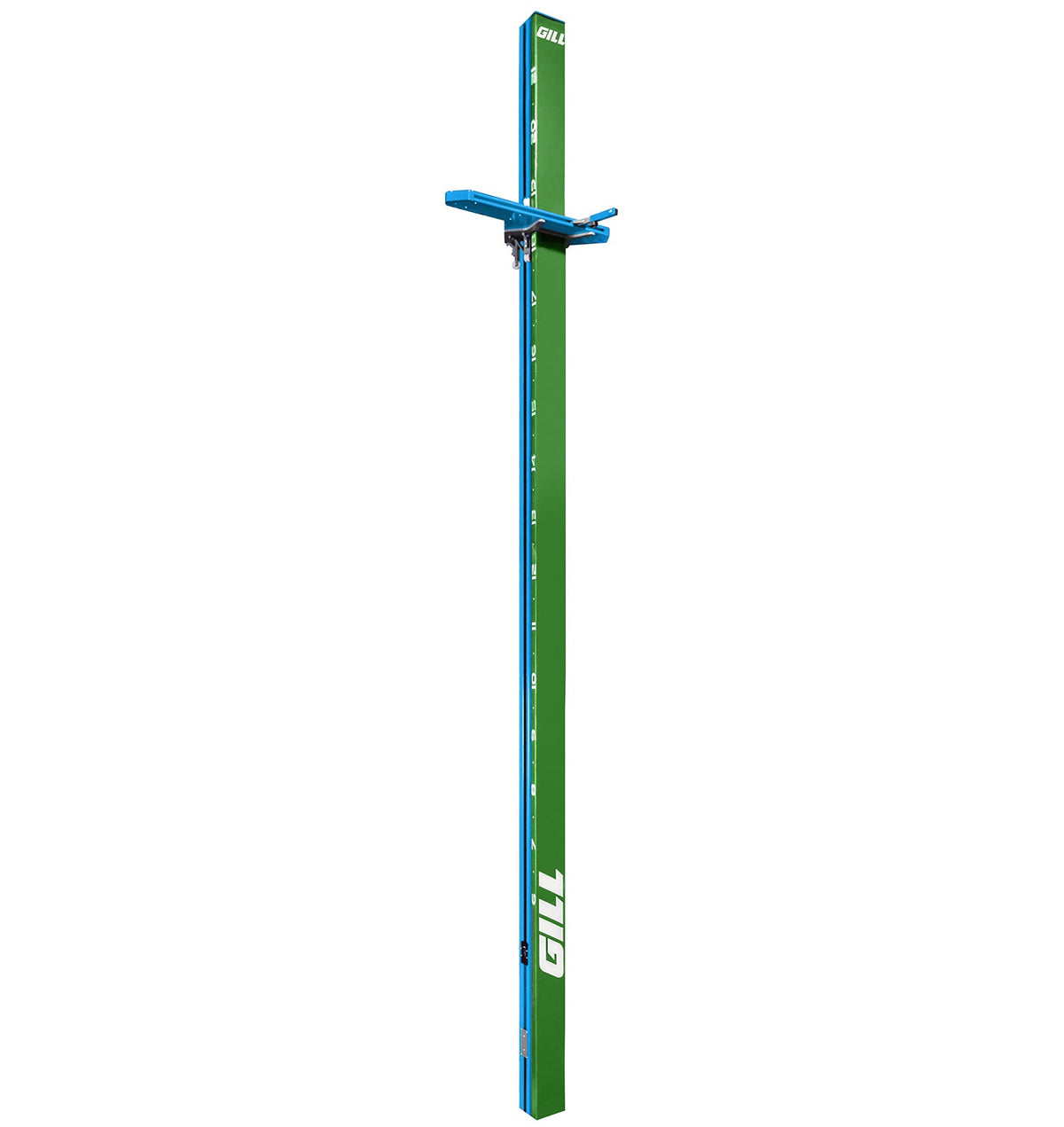 Gill Athletics AGX M4 Pole Vault Standards Kelly Green, Light Blue