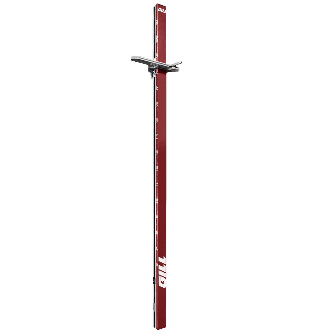 Gill Athletics AGX M4 Pole Vault Standards Maroon, Silver