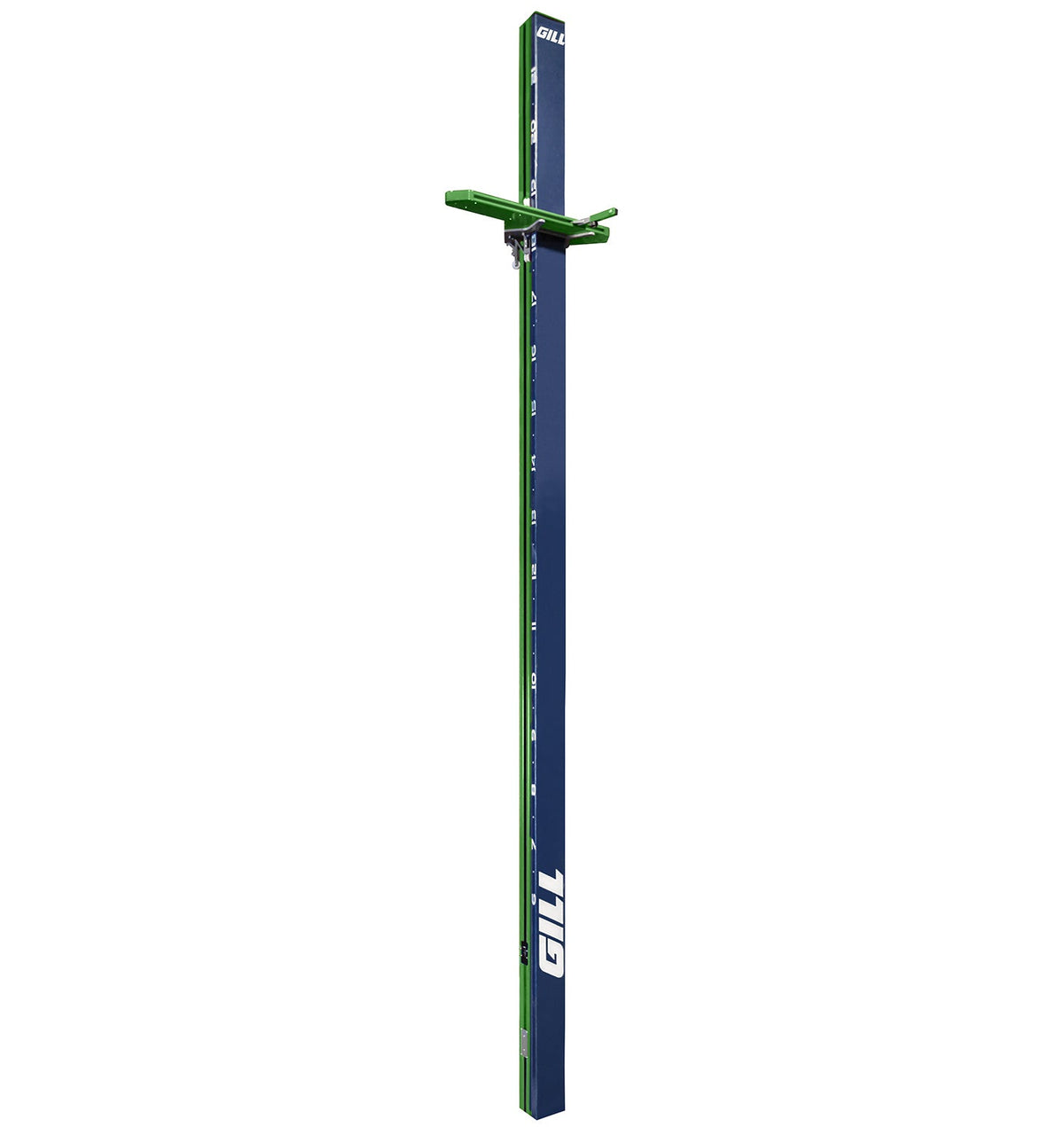 Gill Athletics AGX M4 Pole Vault Standards Navy Blue, Kelly Green