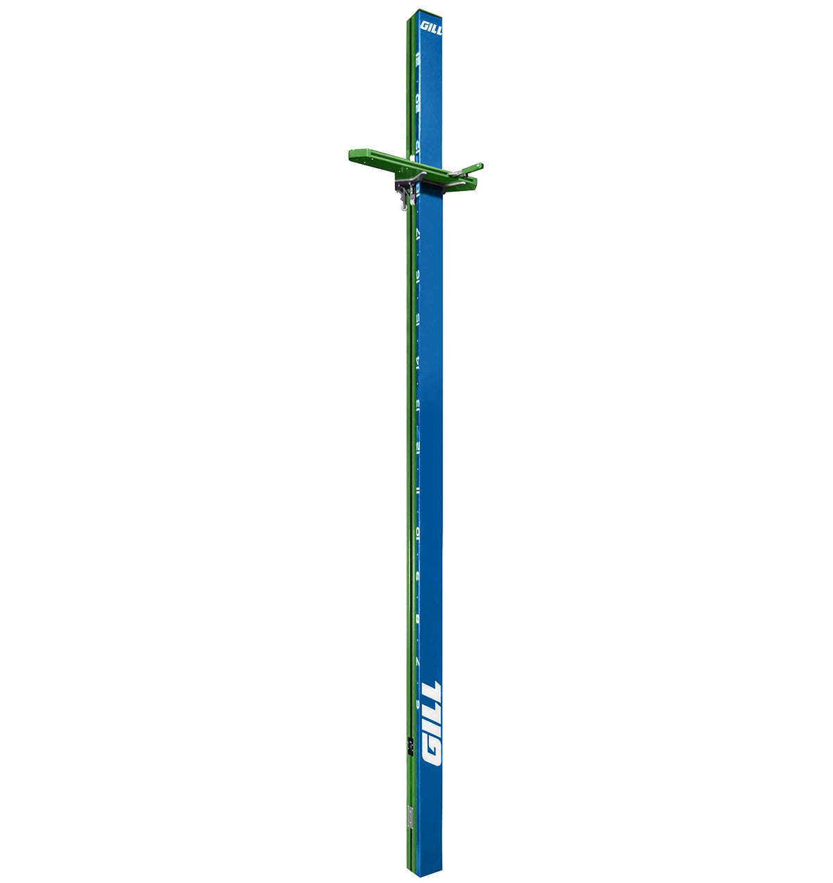 Gill Athletics AGX M4 Pole Vault Standards Royal Blue, Kelly Green