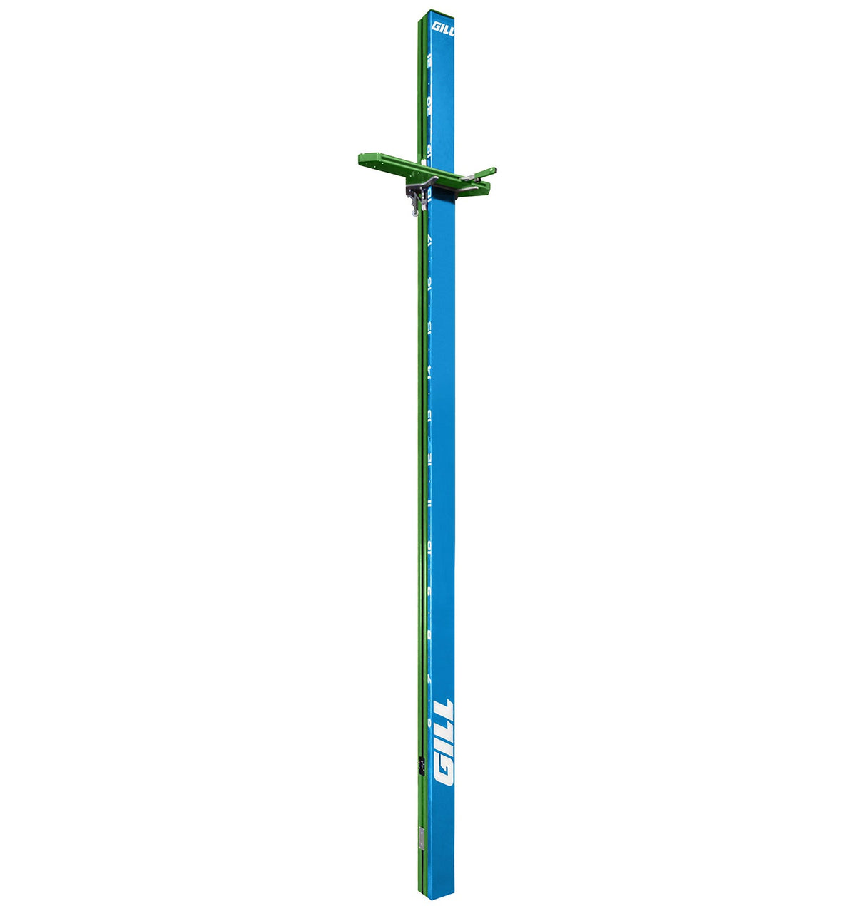 Gill Athletics AGX M4 Pole Vault Standards Light Blue, Kelly Green