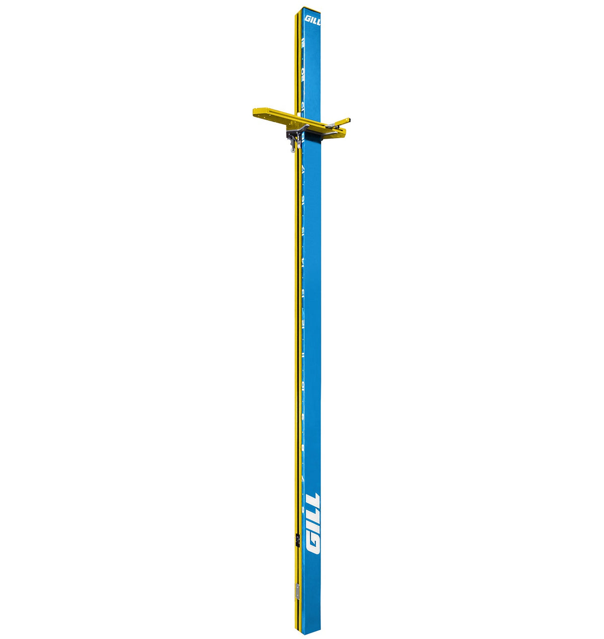 Gill Athletics AGX M4 Pole Vault Standards Light Blue, Yellow Gold