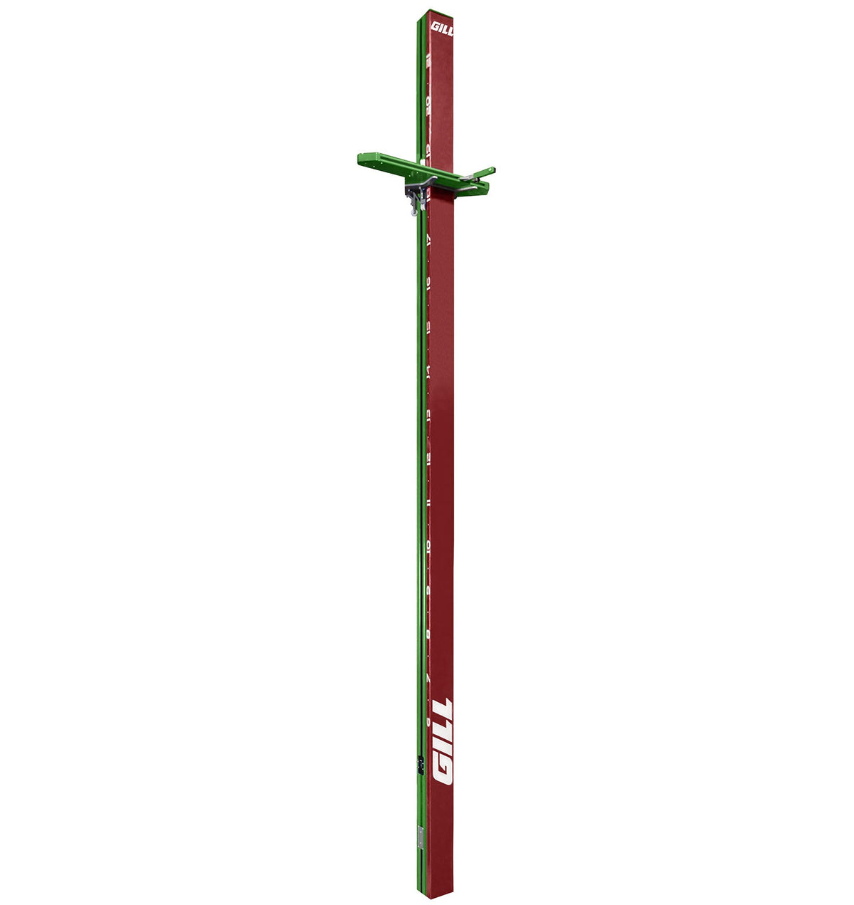 Gill Athletics AGX M4 Pole Vault Standards Maroon, Kelly Green