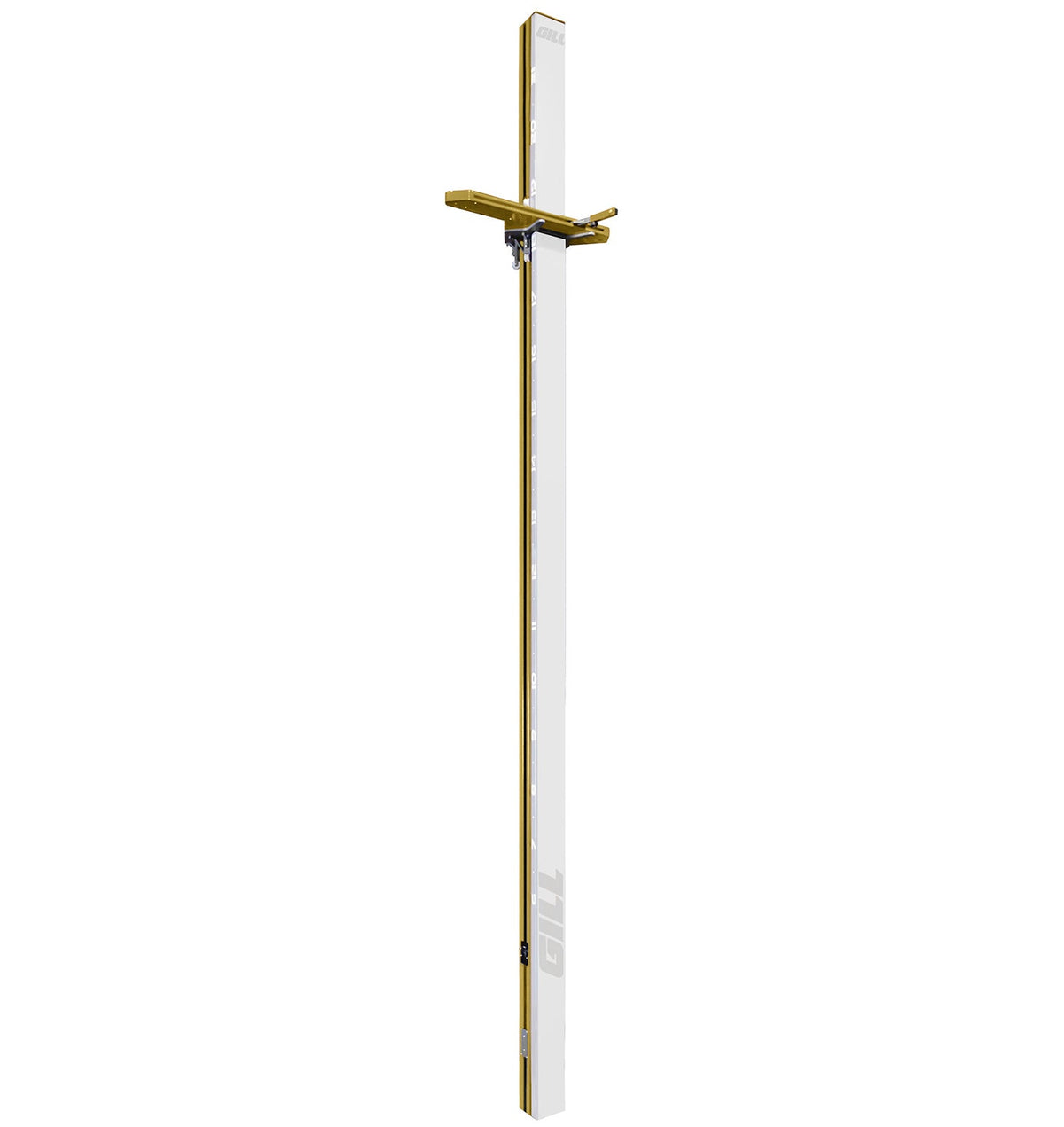 Gill Athletics AGX M4 Pole Vault Standards White, Old Gold