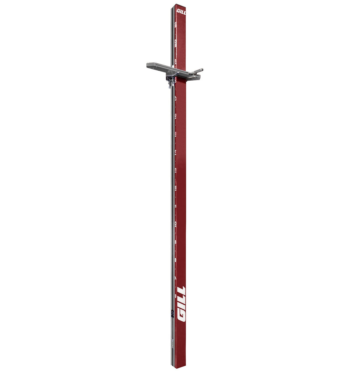 Gill Athletics AGX M4 Pole Vault Standards Maroon, Gray