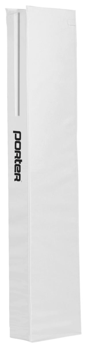 Porter Athletic Vb Official Upright Pads Center Standard Pad, White, No Graphics