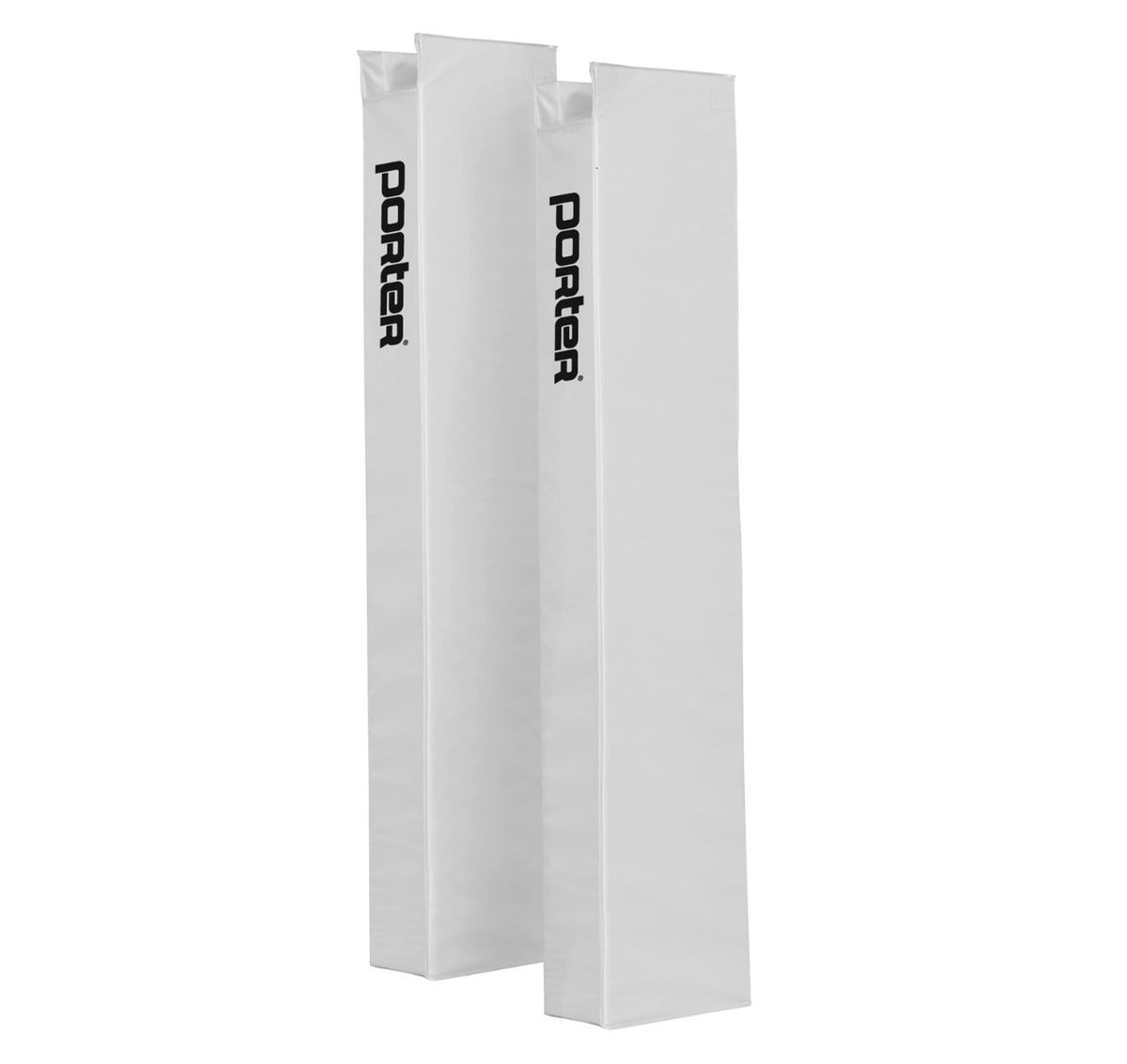 Porter Athletic Vb Official Upright Pads End Standard Pads, White, Graphics