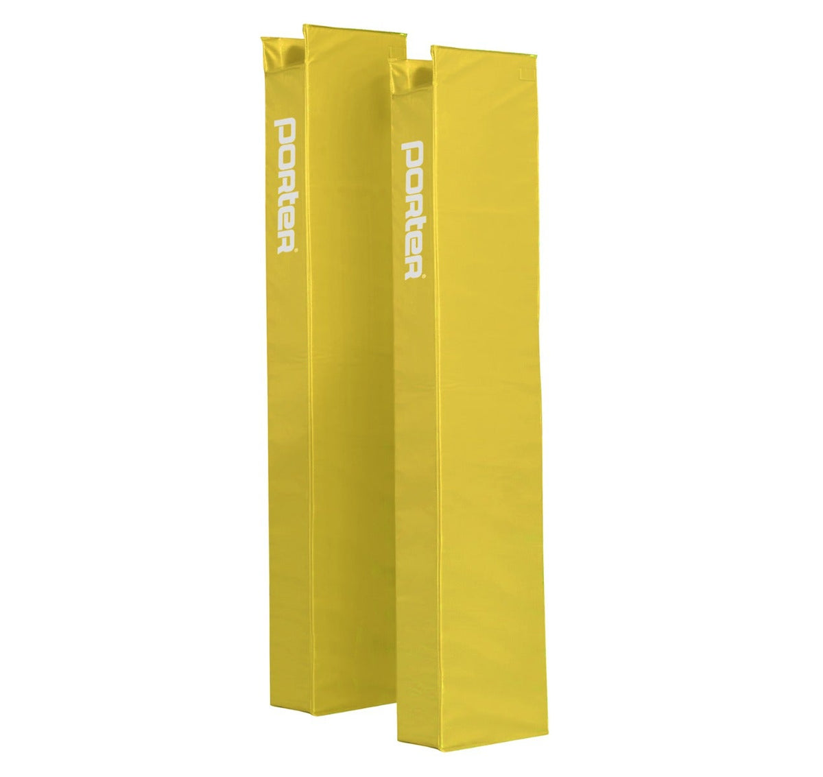 Porter Athletic Vb Official Upright Pads End Standard Pads, Yellow Gold, No Graphics
