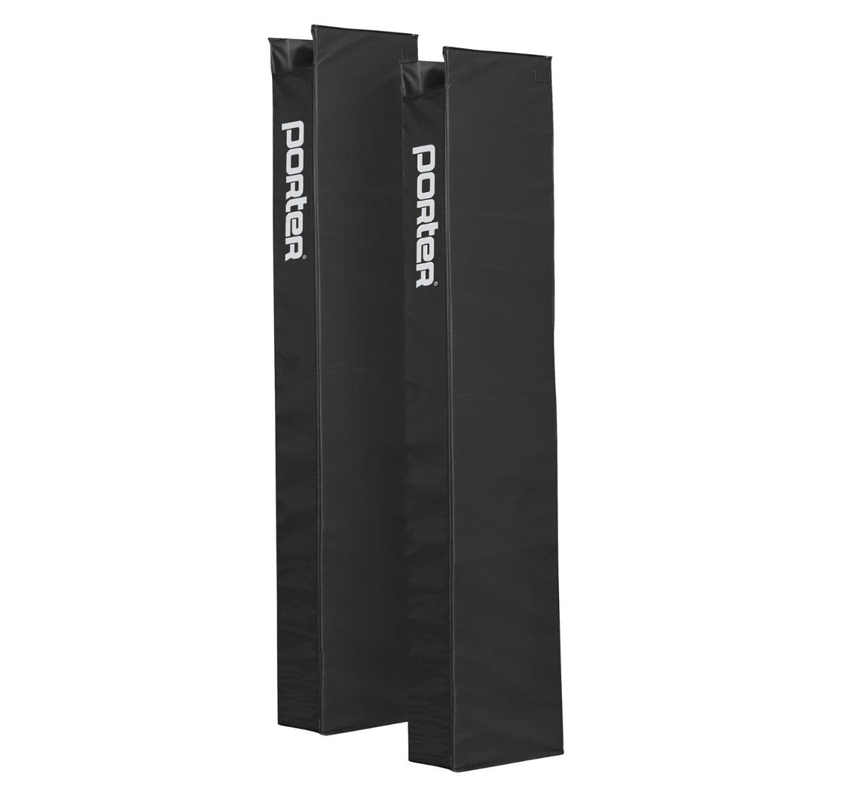 Porter Athletic Vb Official Upright Pads End Standard Pads, Black, No Graphics