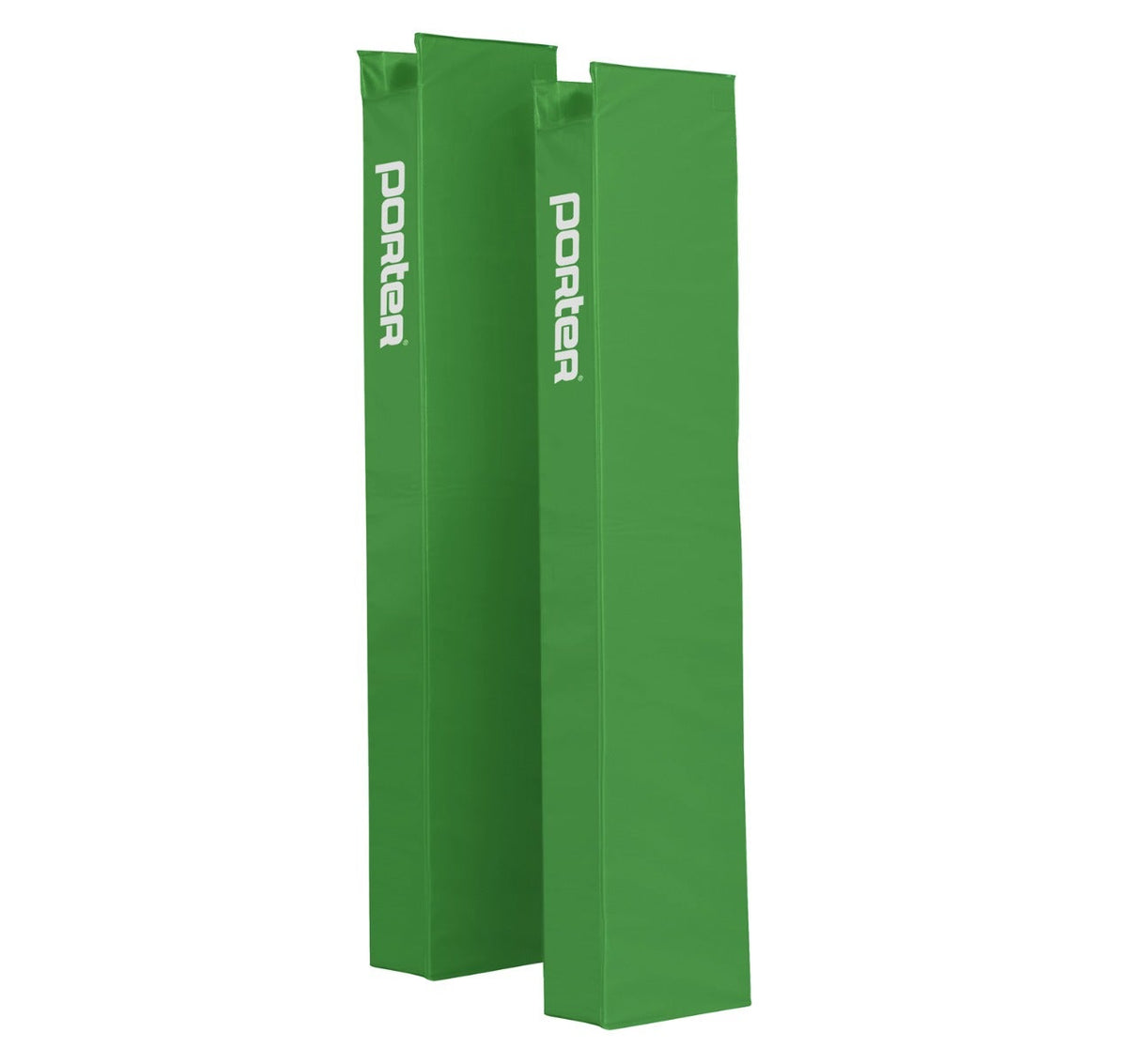 Porter Athletic Vb Official Upright Pads End Standard Pads, Kelly Green, Graphics