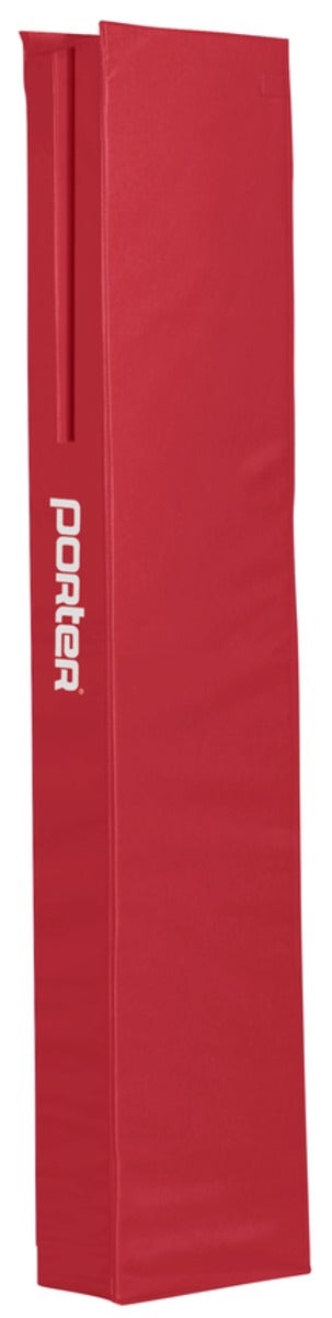 Porter Athletic Vb Official Upright Pads Center Standard Pad, Red, No Graphics