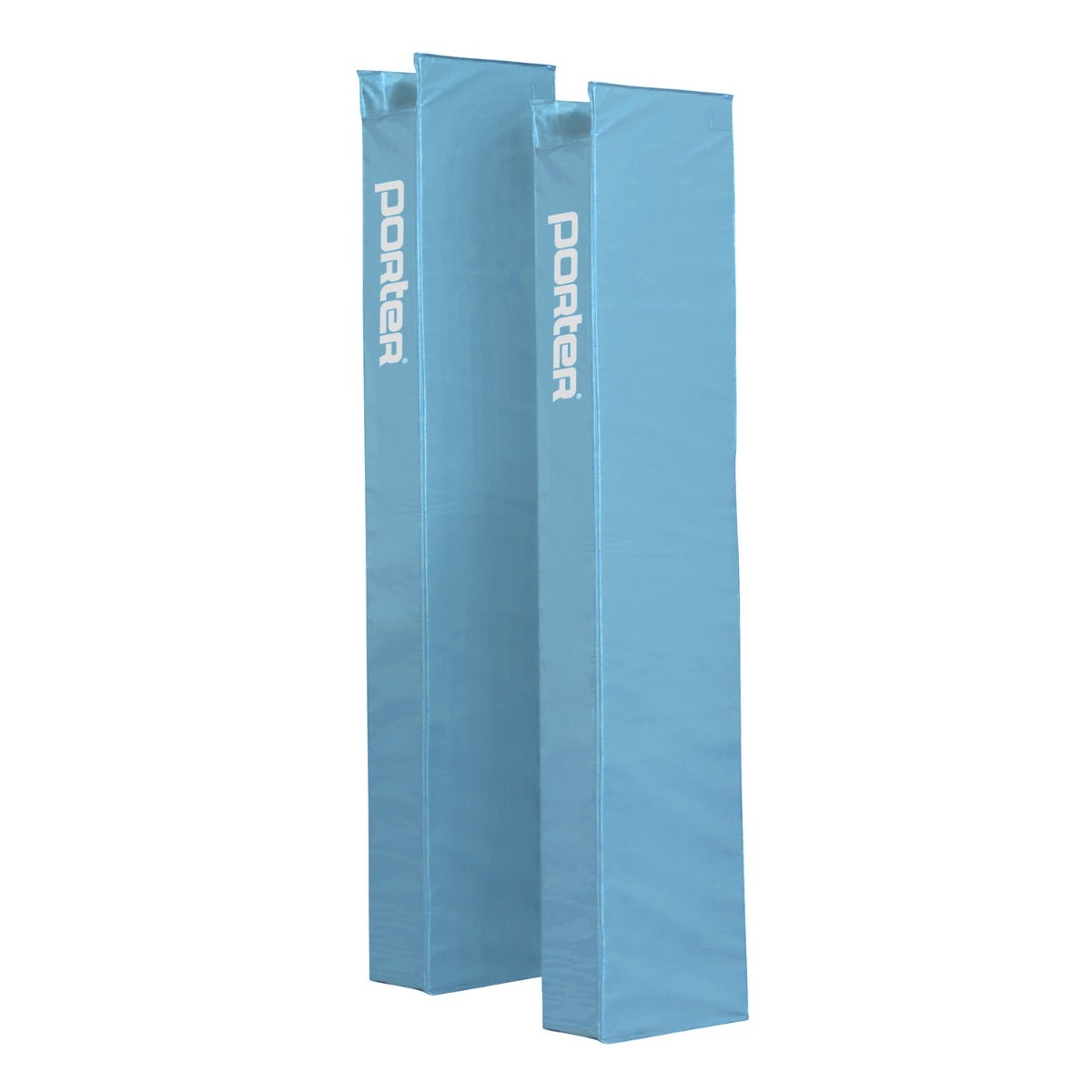 Porter Athletic Vb Official Upright Pads End Standard Pads, Light Blue, No Graphics