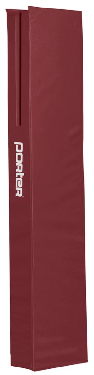 Porter Athletic Vb Official Upright Pads Center Standard Pad, Maroon, No Graphics