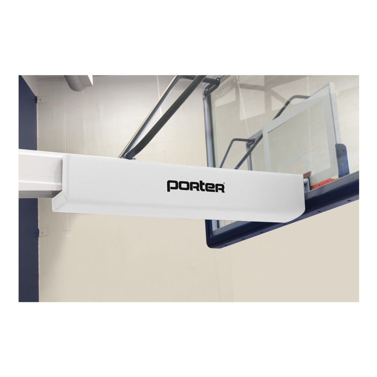 Porter Athletic Portable Boom Pads 1135 Portable, White, No Graphics