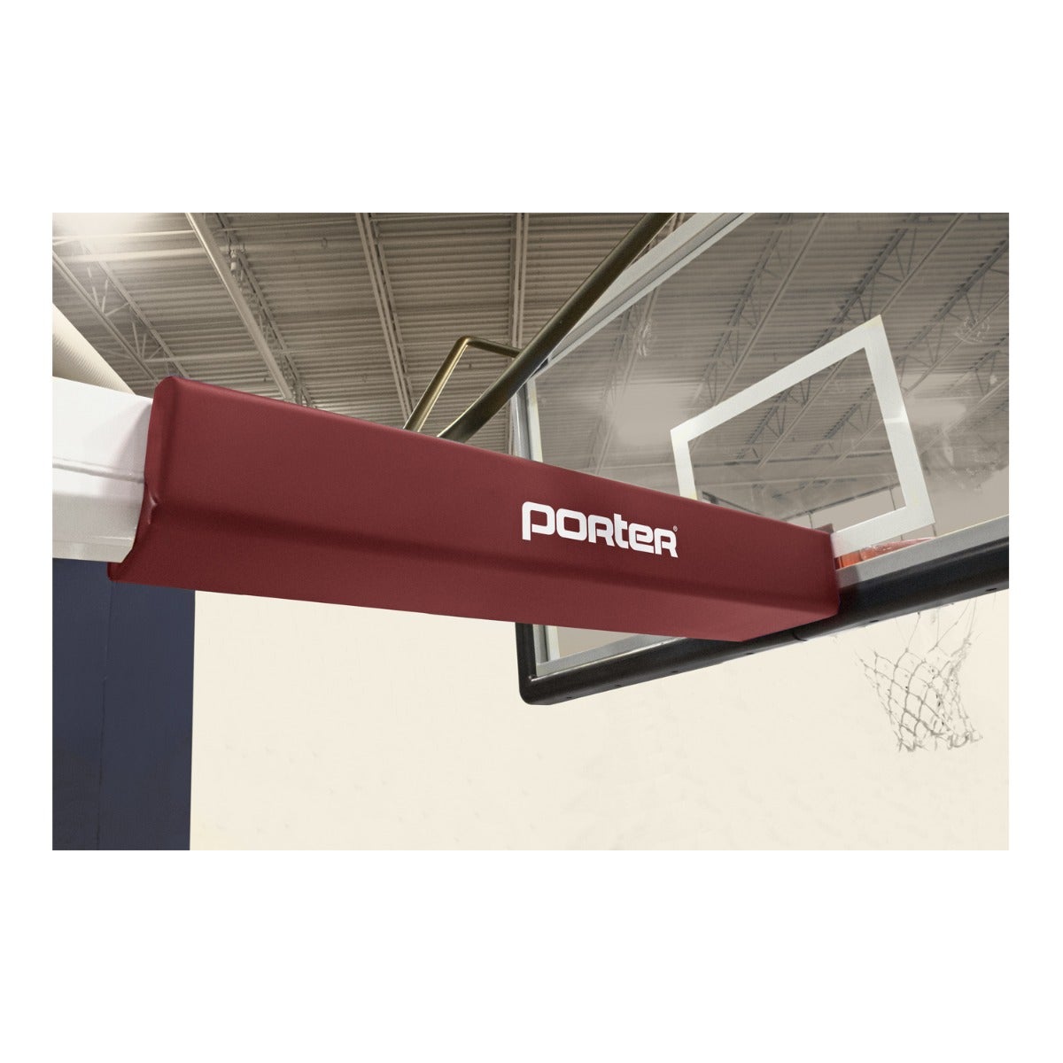 Porter Athletic Portable Boom Pads 1835/1635 Portable, Maroon, No Graphics