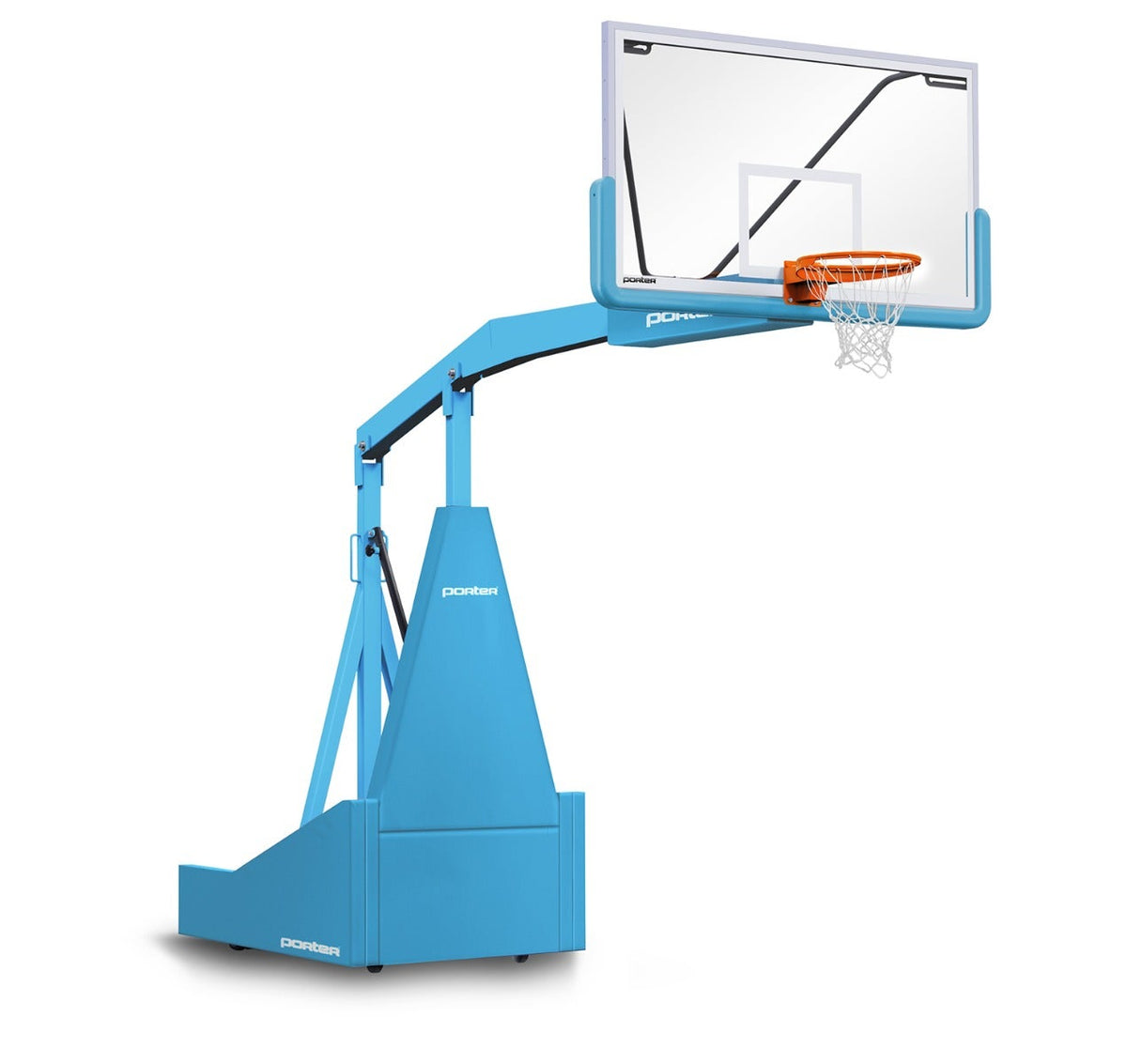 Porter Athletic 1135 Competition Portable Backstop Light Blue, Light Blue, No Graphics