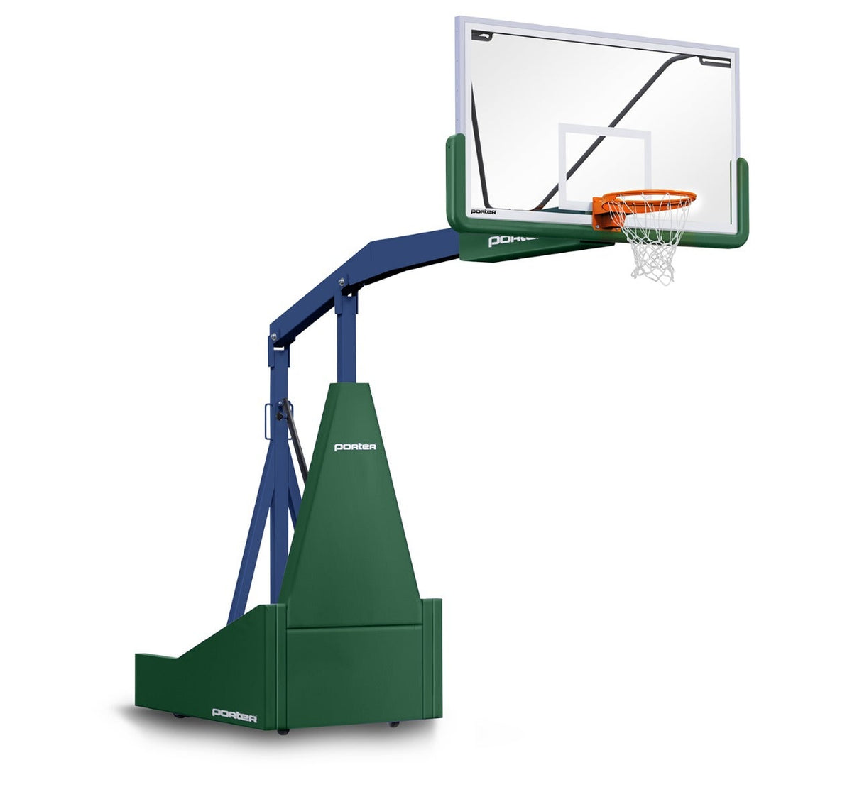 Porter Athletic 1135 Competition Portable Backstop Dark Green, Navy Blue, No Graphics