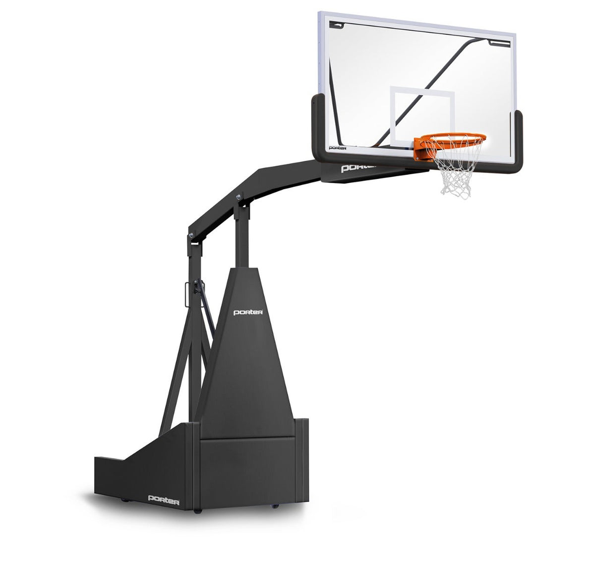 Porter Athletic 1135 Competition Portable Backstop Black, Black, No Graphics