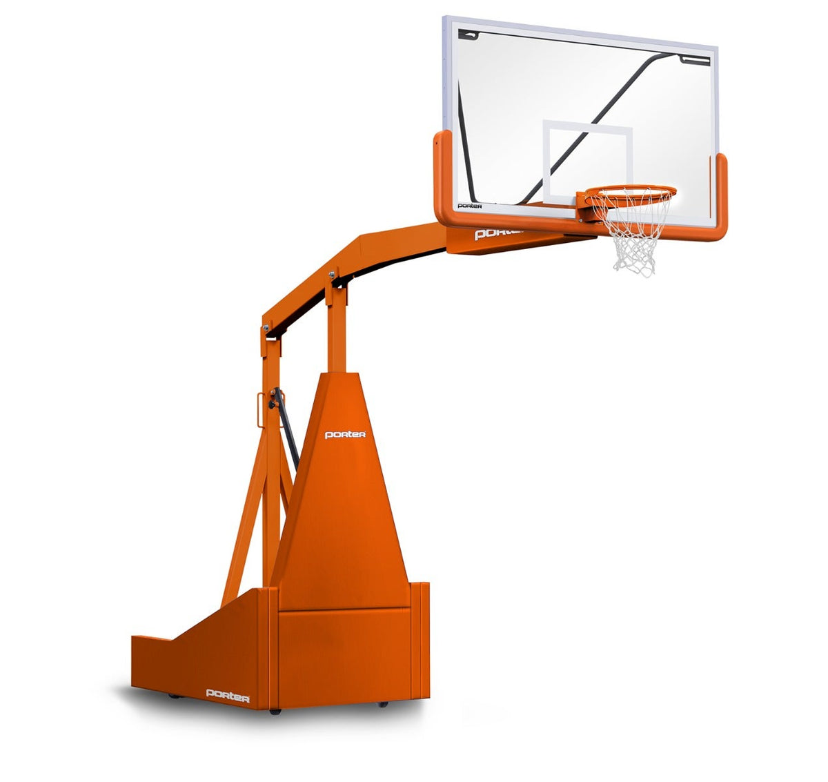 Porter Athletic 1135 Competition Portable Backstop Orange, Orange, No Graphics