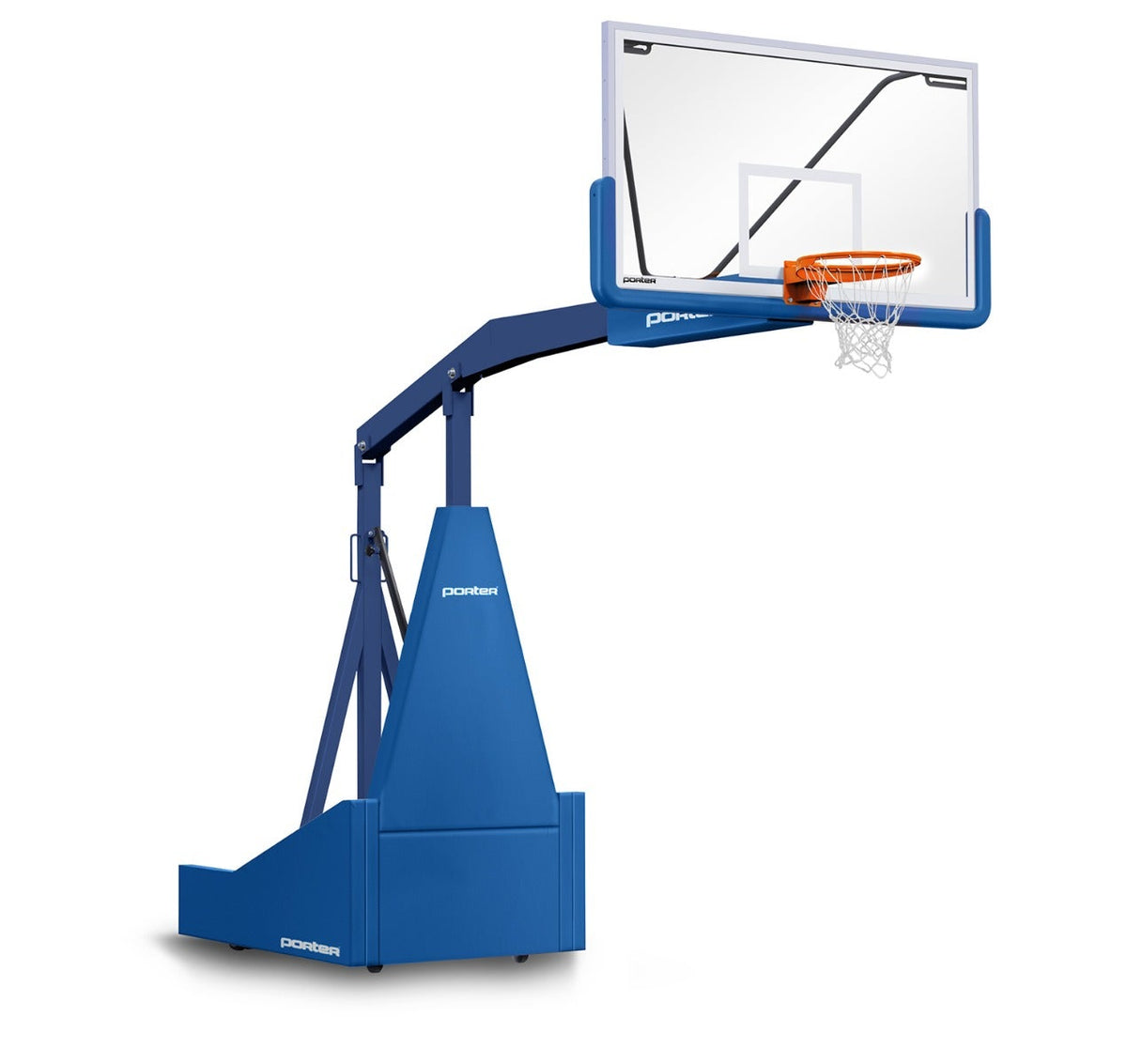 Porter Athletic 1135 Competition Portable Backstop Royal Blue, Navy Blue, No Graphics