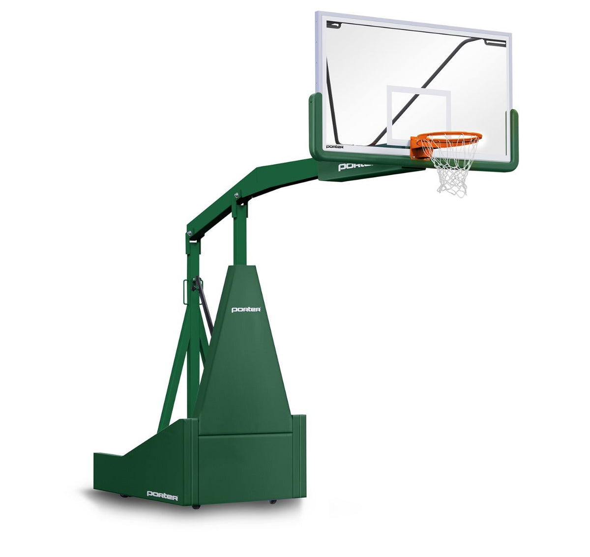 Porter Athletic 1135 Competition Portable Backstop Dark Green, Dark Green, No Graphics