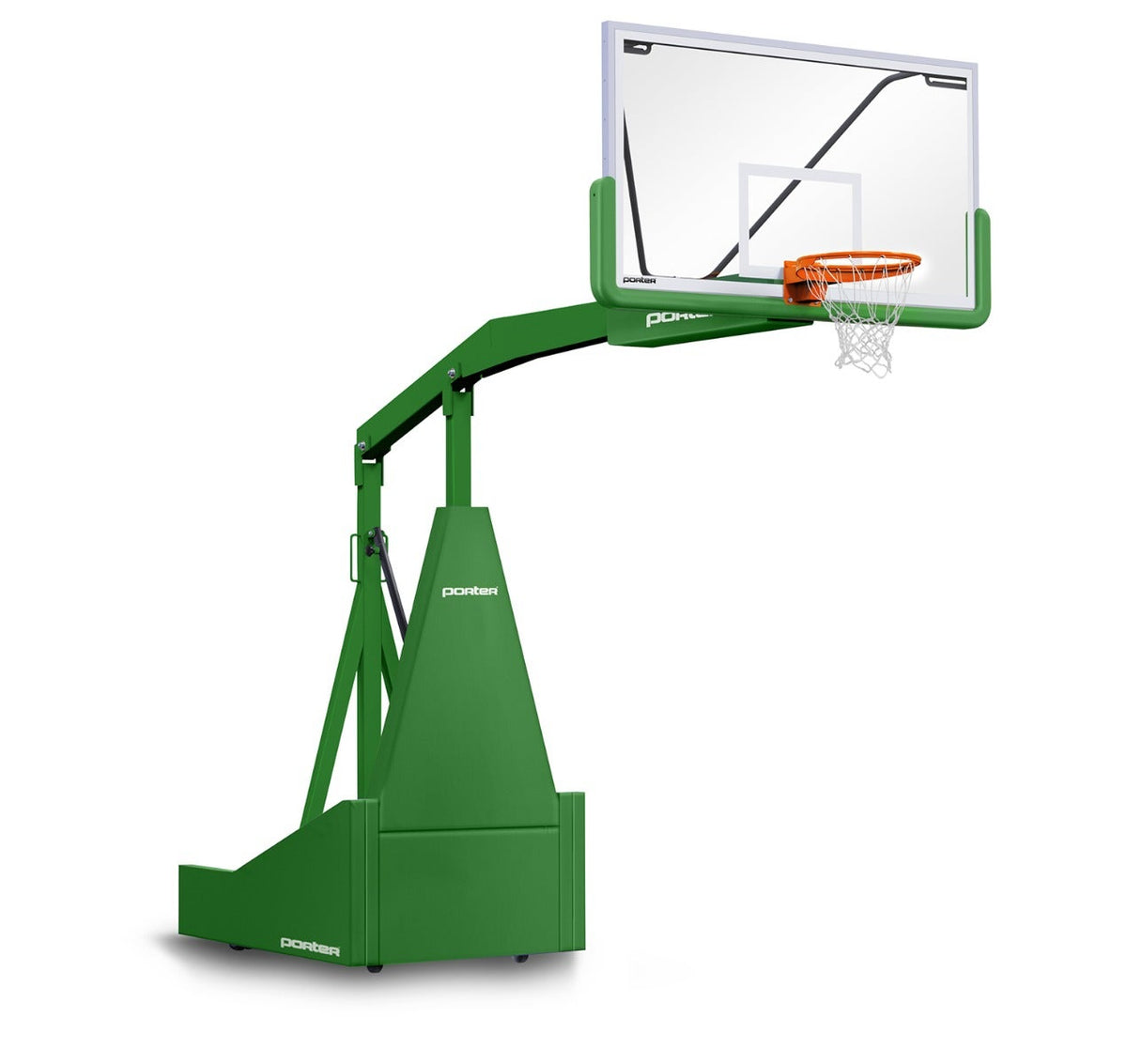 Porter Athletic 1135 Competition Portable Backstop Kelly Green, Kelly Green, No Graphics