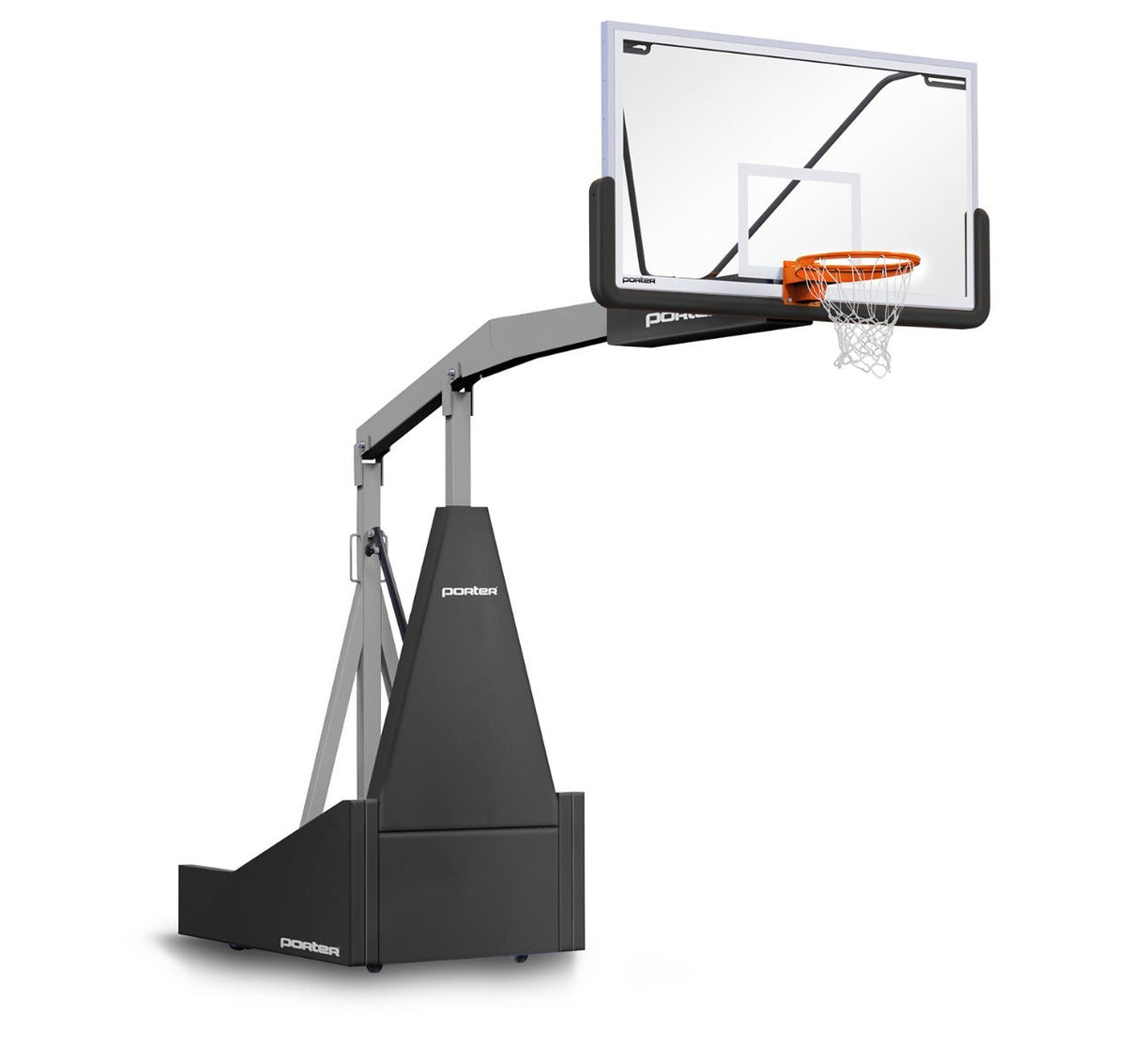 Porter Athletic 1135 Competition Portable Backstop Black, Gray, No Graphics