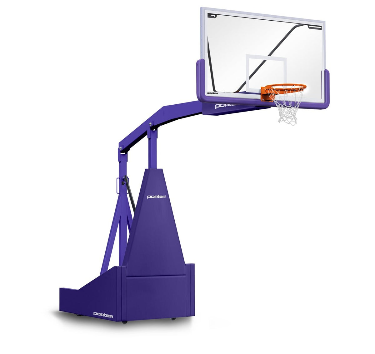 Porter Athletic 1135 Competition Portable Backstop Purple, Purple, No Graphics