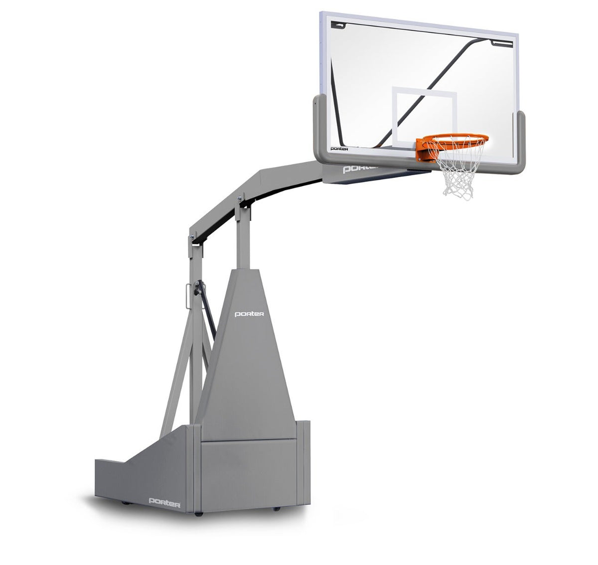 Porter Athletic 1135 Competition Portable Backstop Gray, Gray, No Graphics